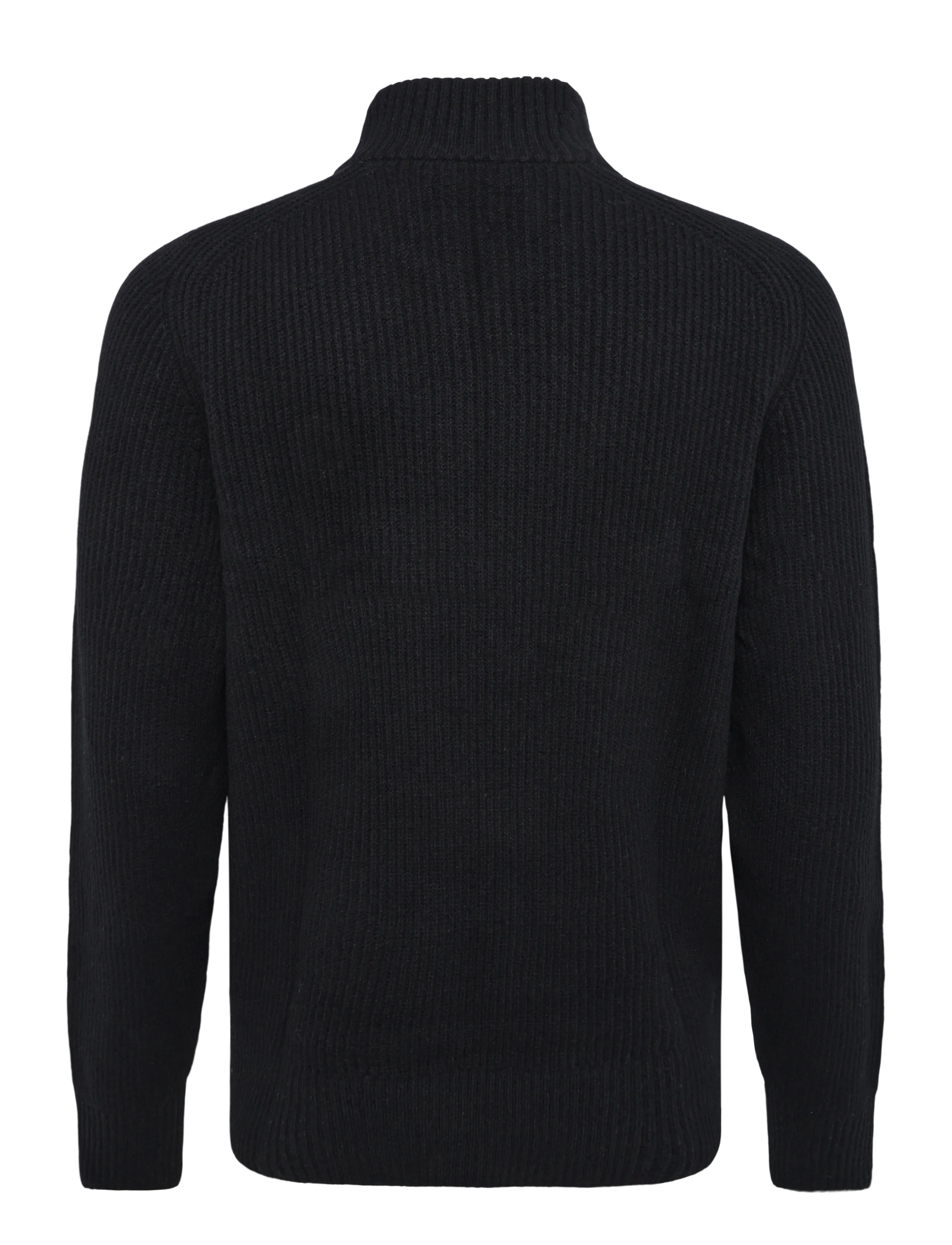 Filippa K - Wool Half Zip Sweater - pullover mit halbem reißverschluss - black - 1