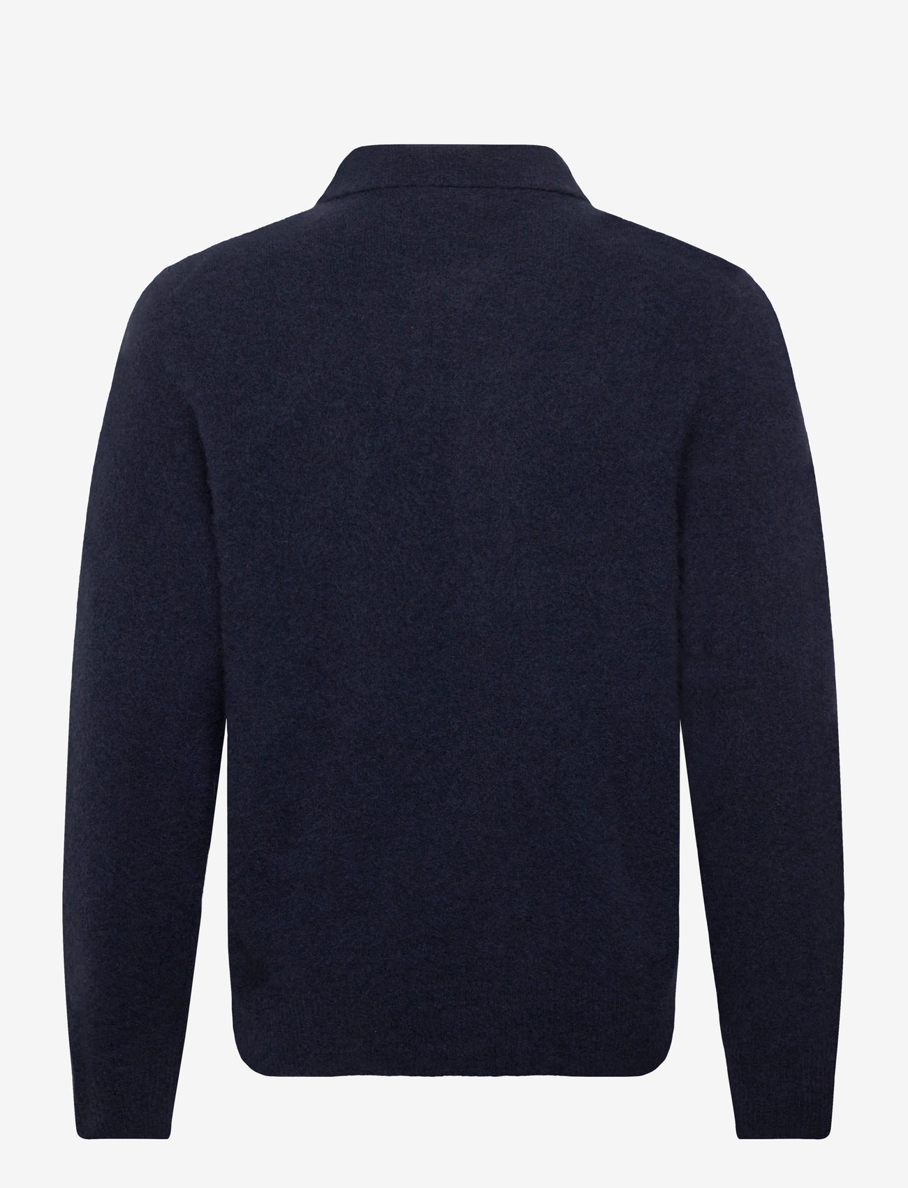 Filippa K - Yak Wool Polo Sweater - efterårstøj - navy - 1