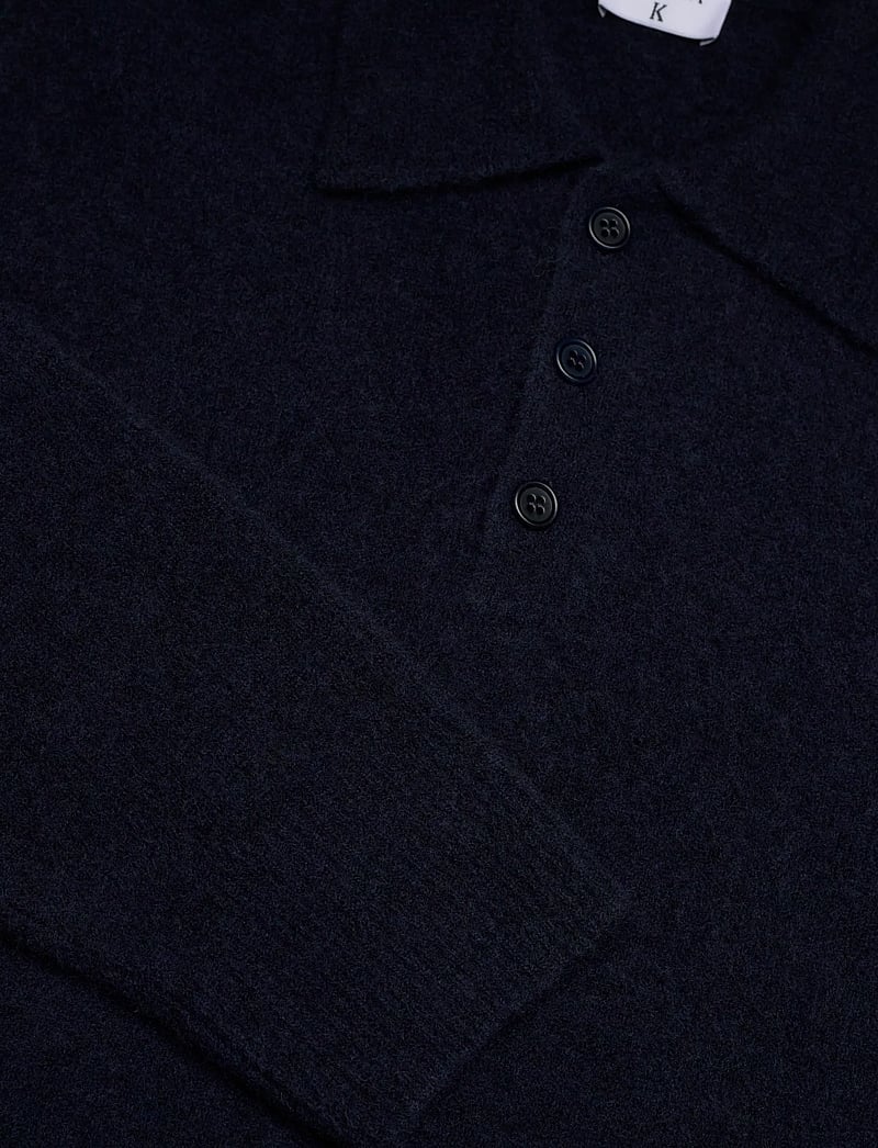 Filippa K - Yak Wool Polo Sweater - polostrik - navy - 2