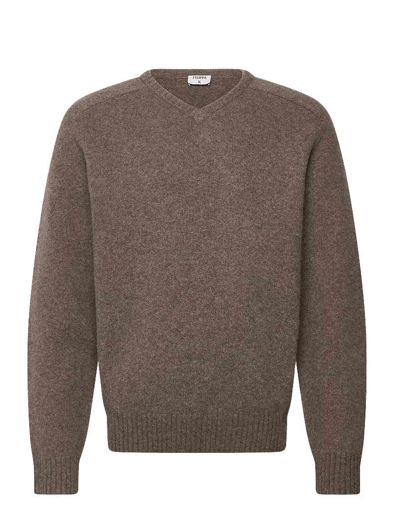 Filippa K - Yak Wool V- Neck Sweater - v-hals - driftwood - 0