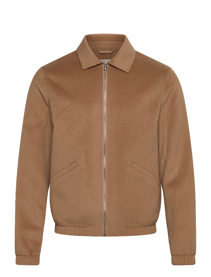 Filippa K - Doublé Coach Jacket - wool jackets - dark camel - 0