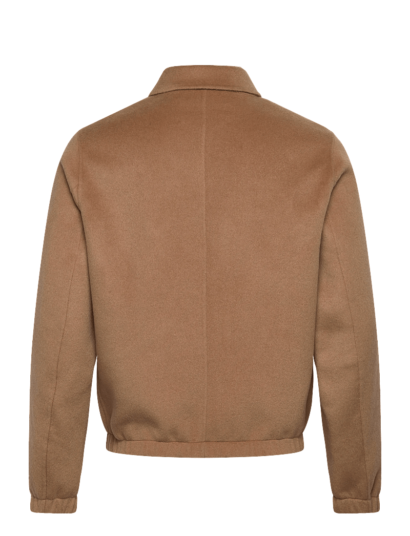 Filippa K - Doublé Coach Jacket - wool jackets - dark camel - 1