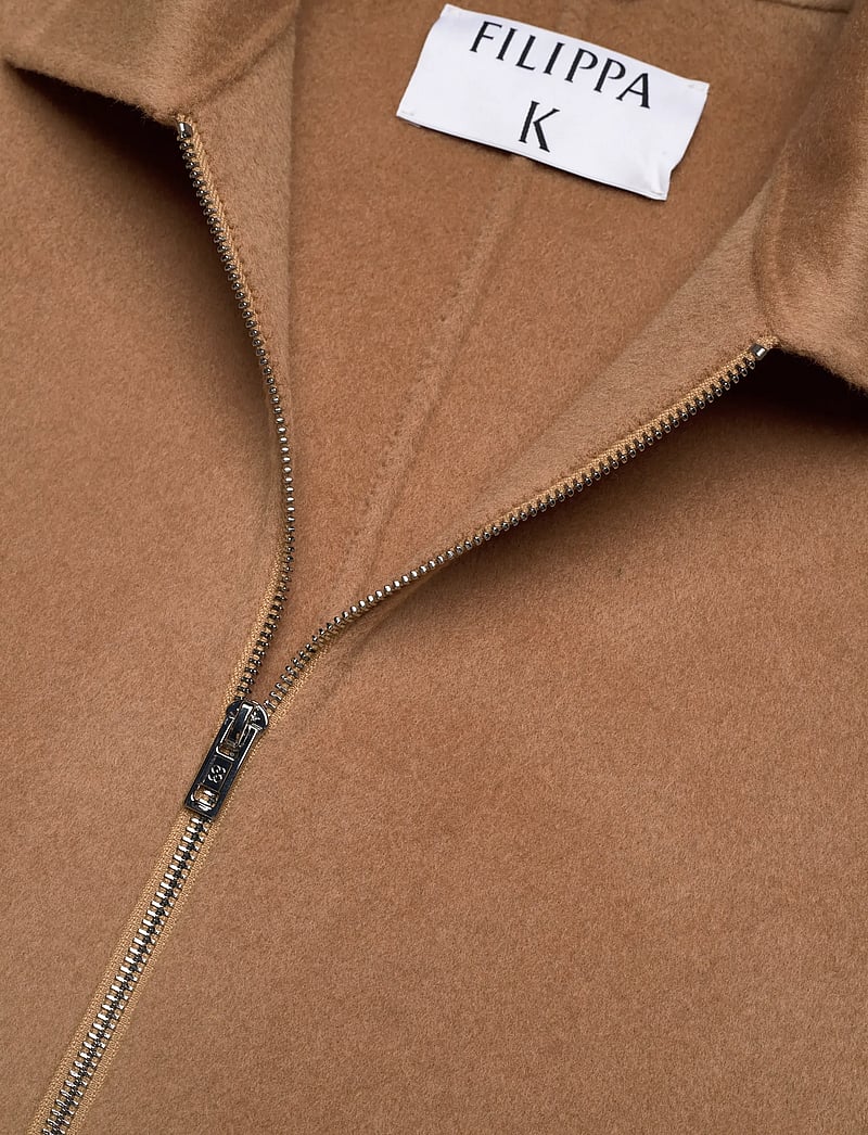 Filippa K - Doublé Coach Jacket - wool jackets - dark camel - 2