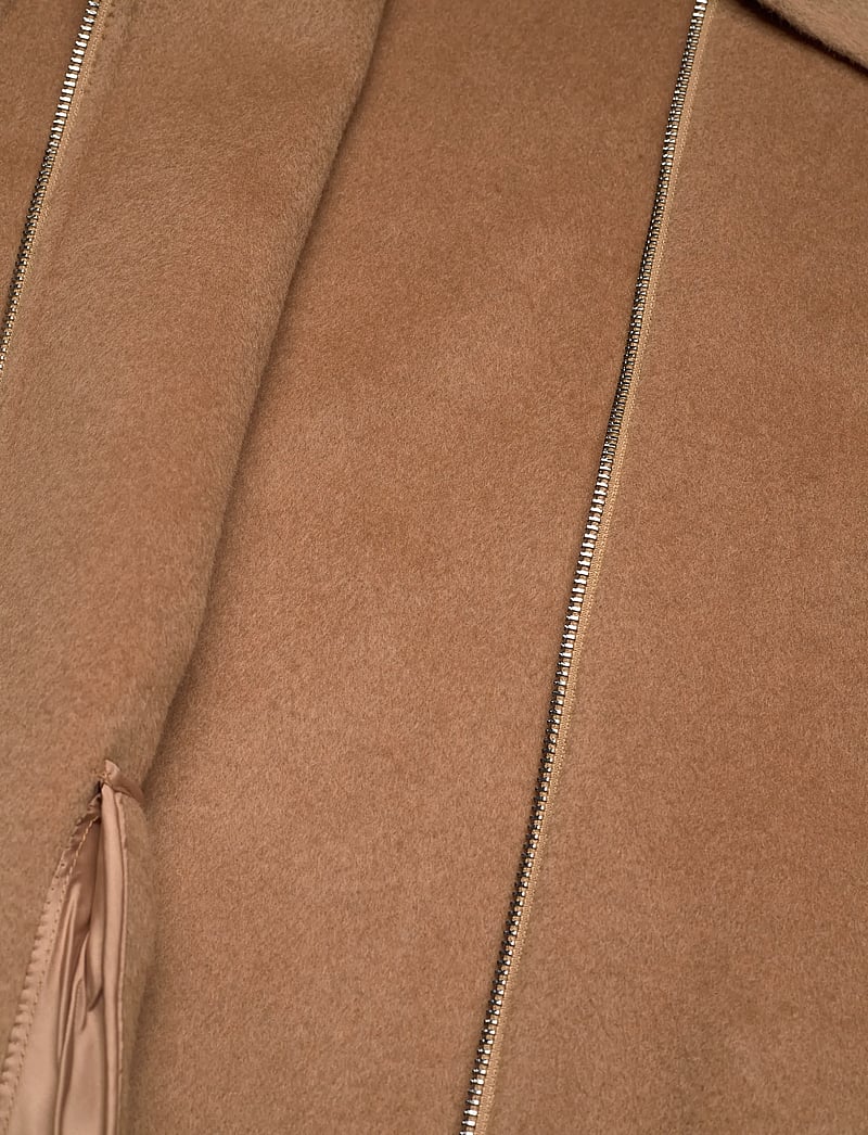 Filippa K - Doublé Coach Jacket - wool jackets - dark camel - 4