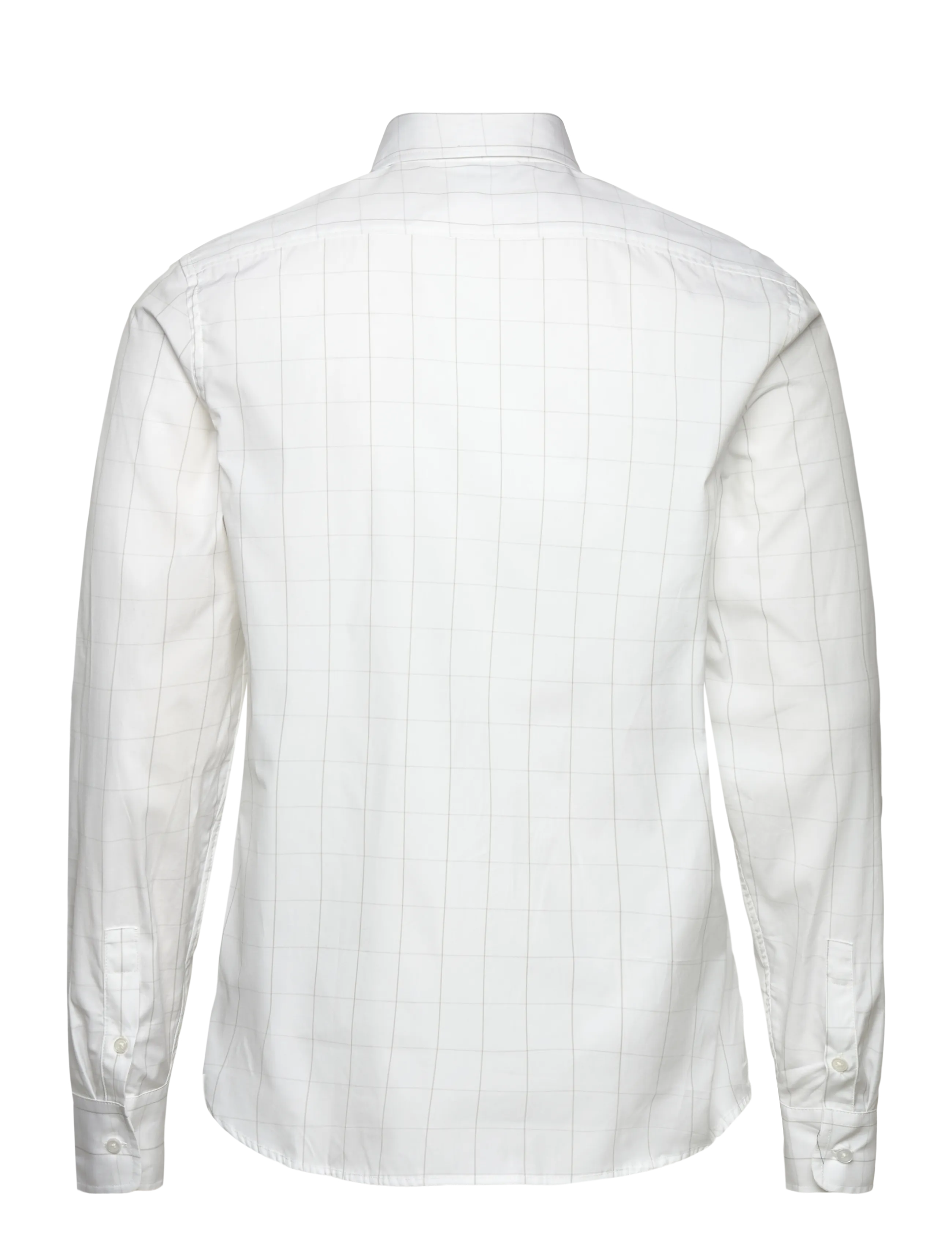 Filippa K - Classic Tailored Shirt - vyrams - white/chalk grey check - 1