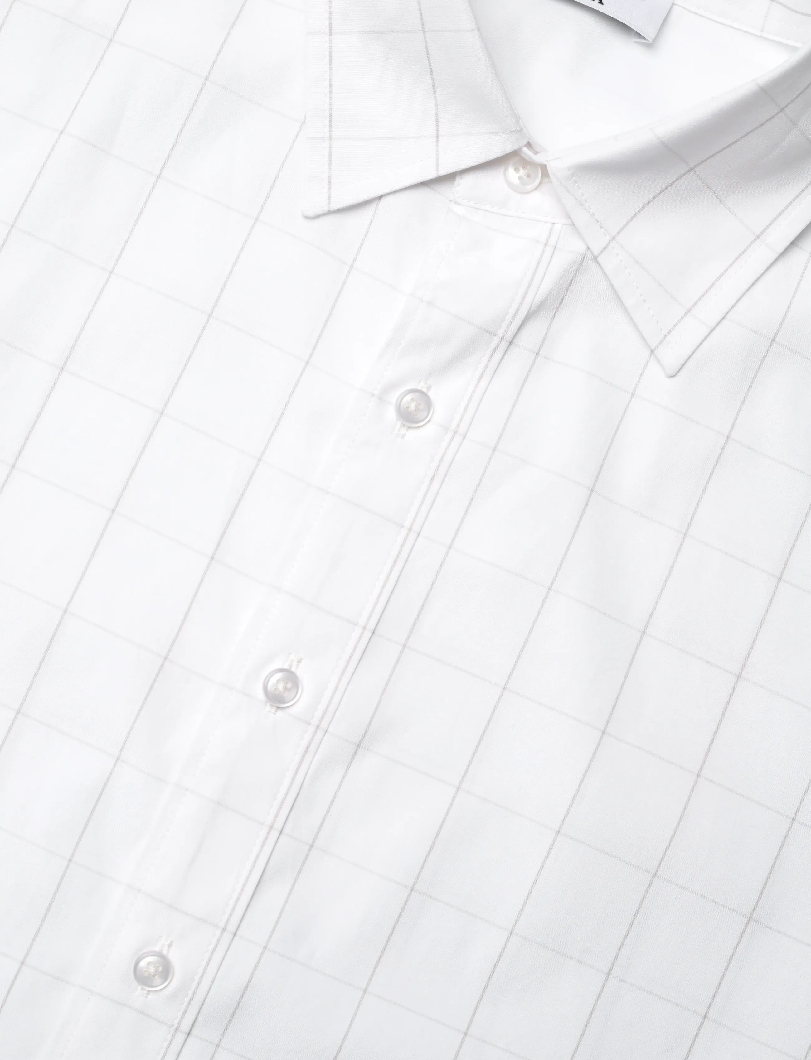 Filippa K - Classic Tailored Shirt - vyrams - white/chalk grey check - 3
