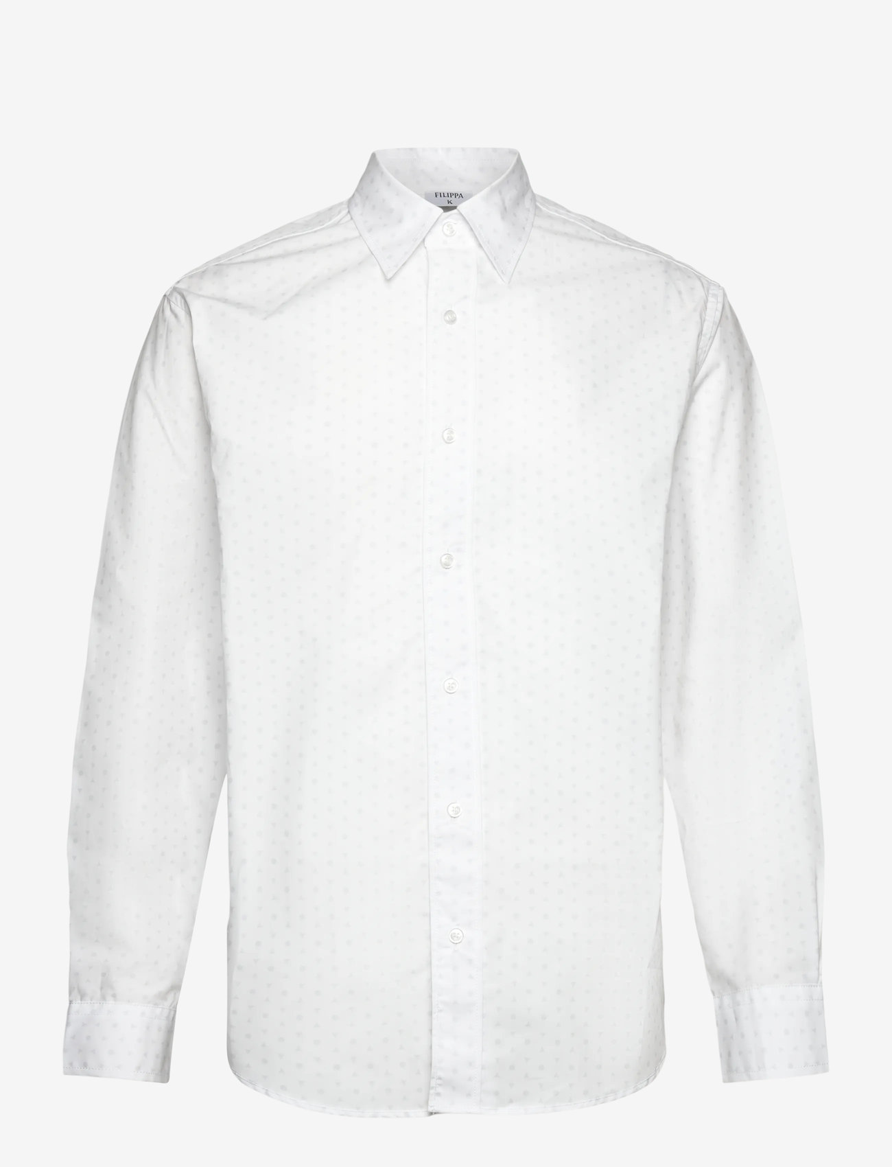 Filippa K - Relaxed Tailored Shirt - basic skjorter - white/chalk grey pattern - 0
