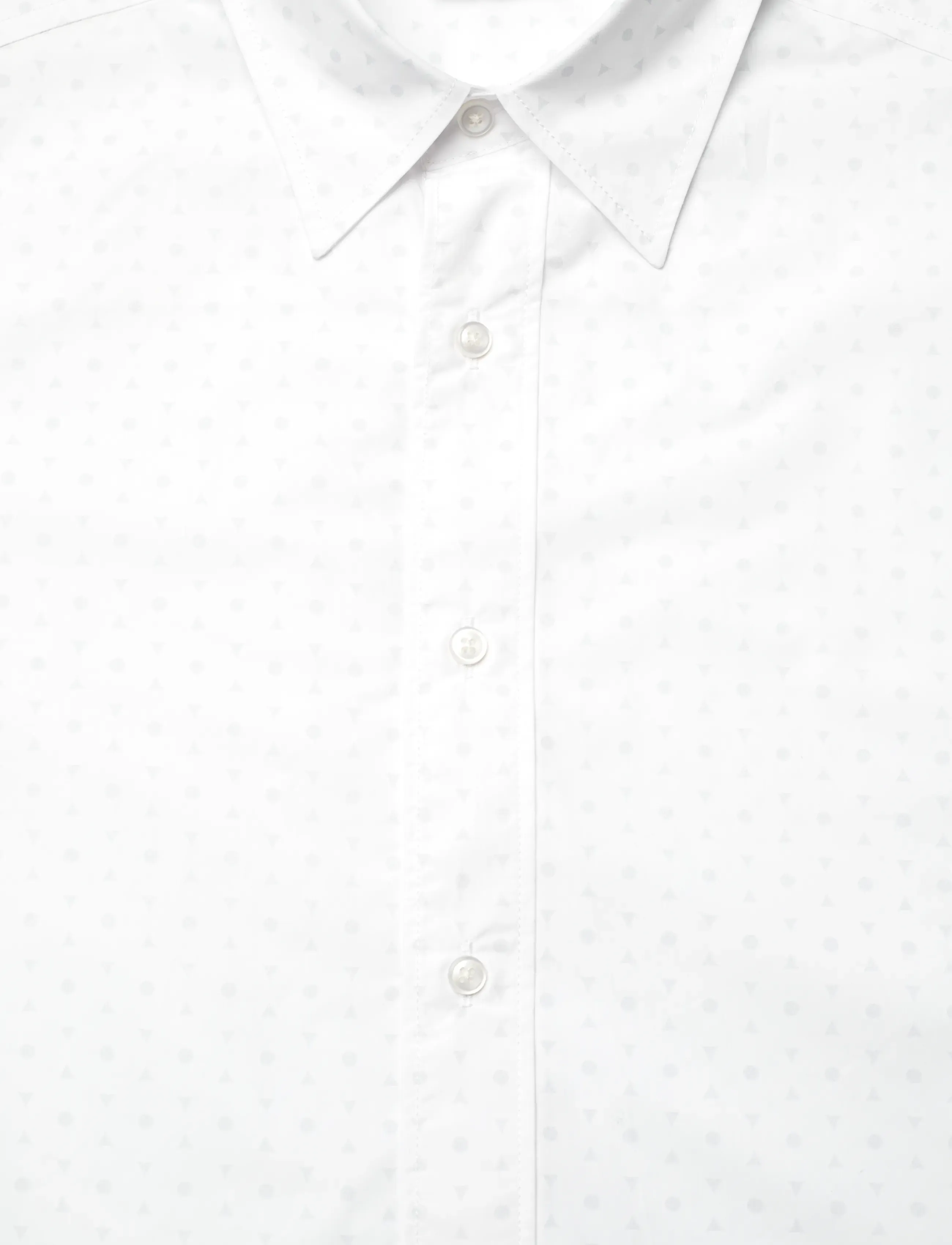 Filippa K - Relaxed Tailored Shirt - geburtstagsgeschenke - white/chalk grey pattern - 2