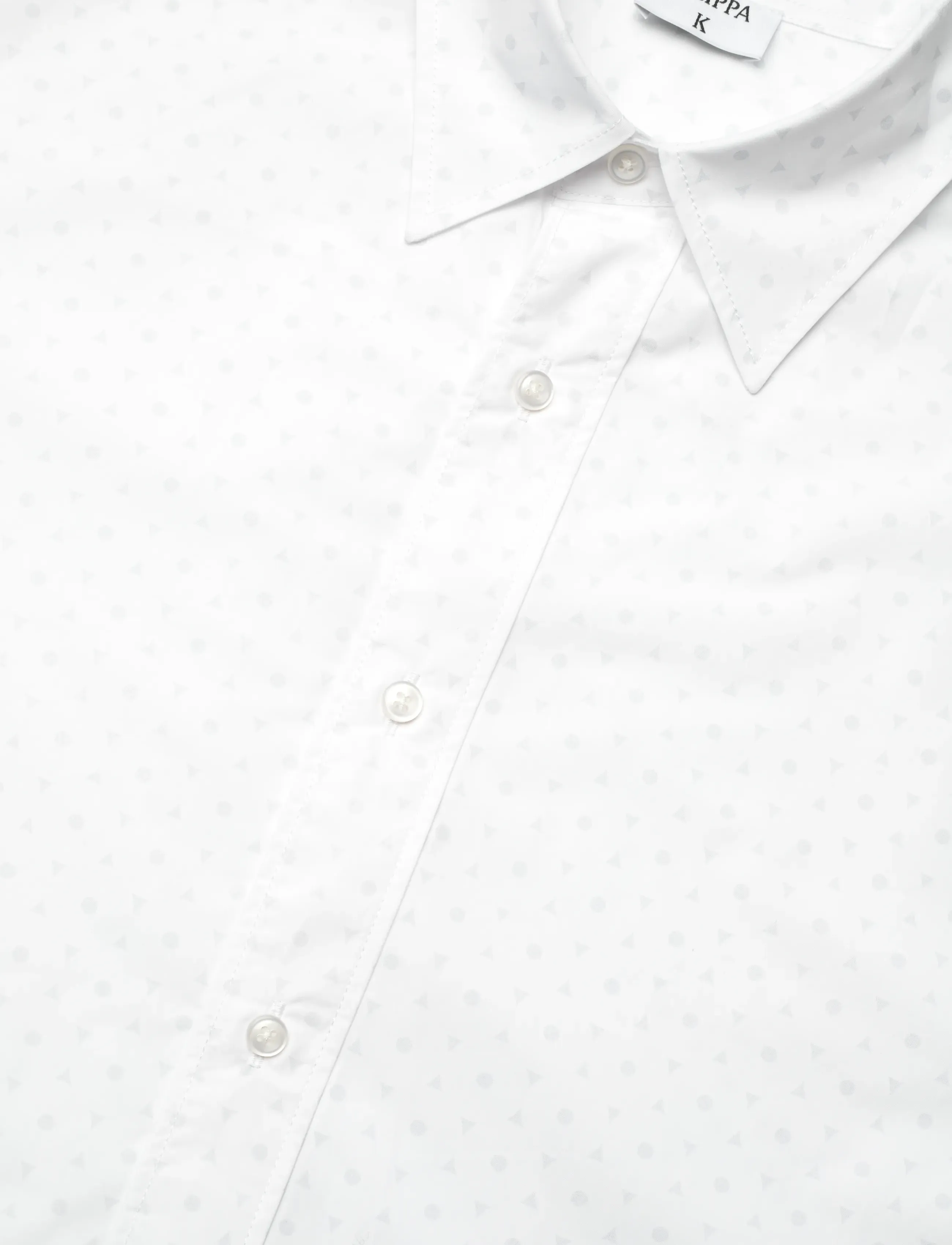 Filippa K - Relaxed Tailored Shirt - geburtstagsgeschenke - white/chalk grey pattern - 3