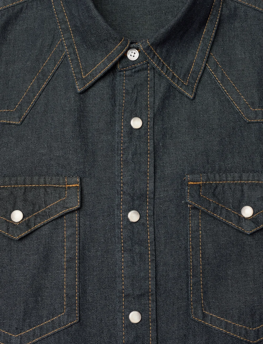 Filippa K - Western Denim Shirt - bolir - rinsed blue wash - 2