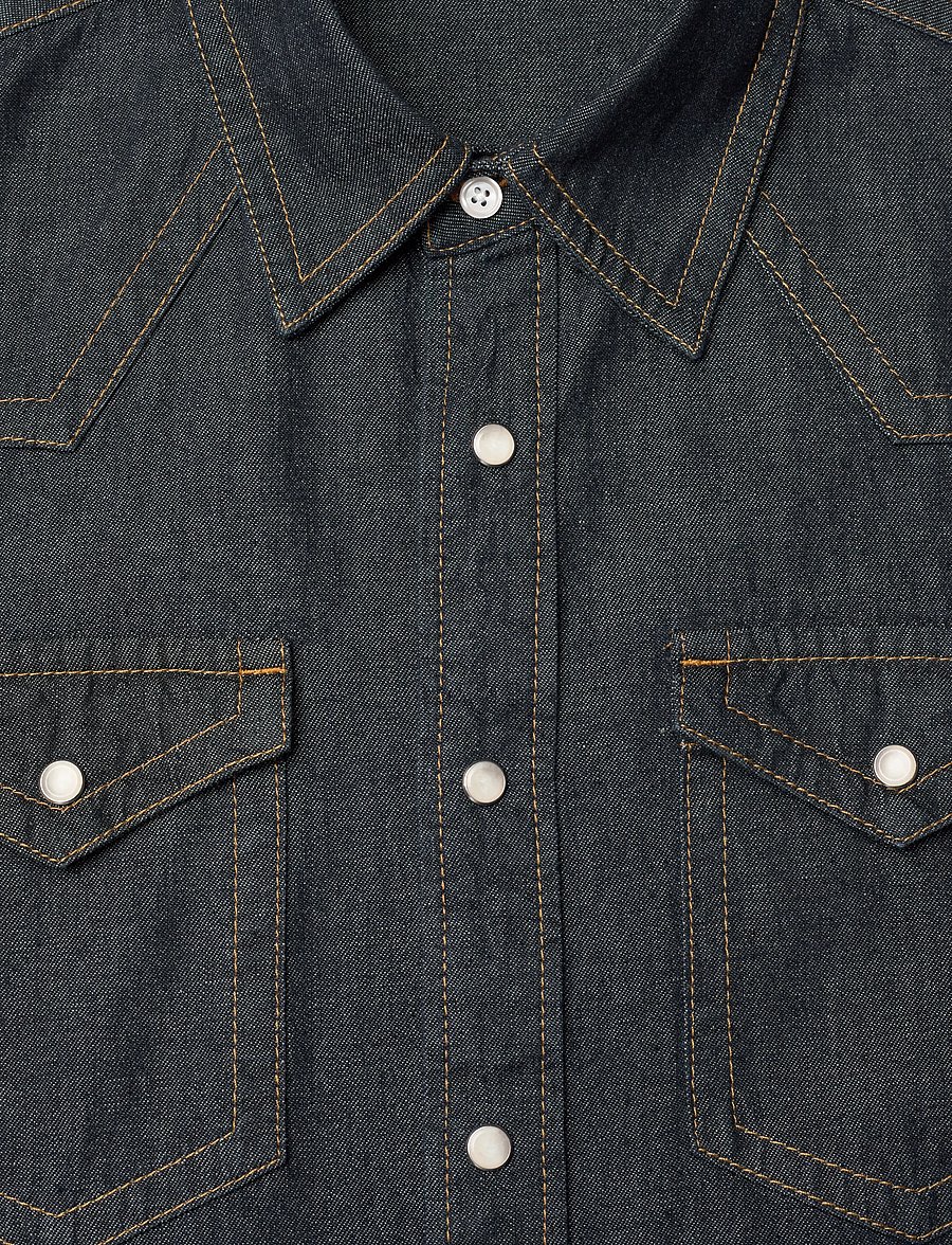 Filippa K - Western Denim Shirt - chemises en jean - rinsed blue wash - 2