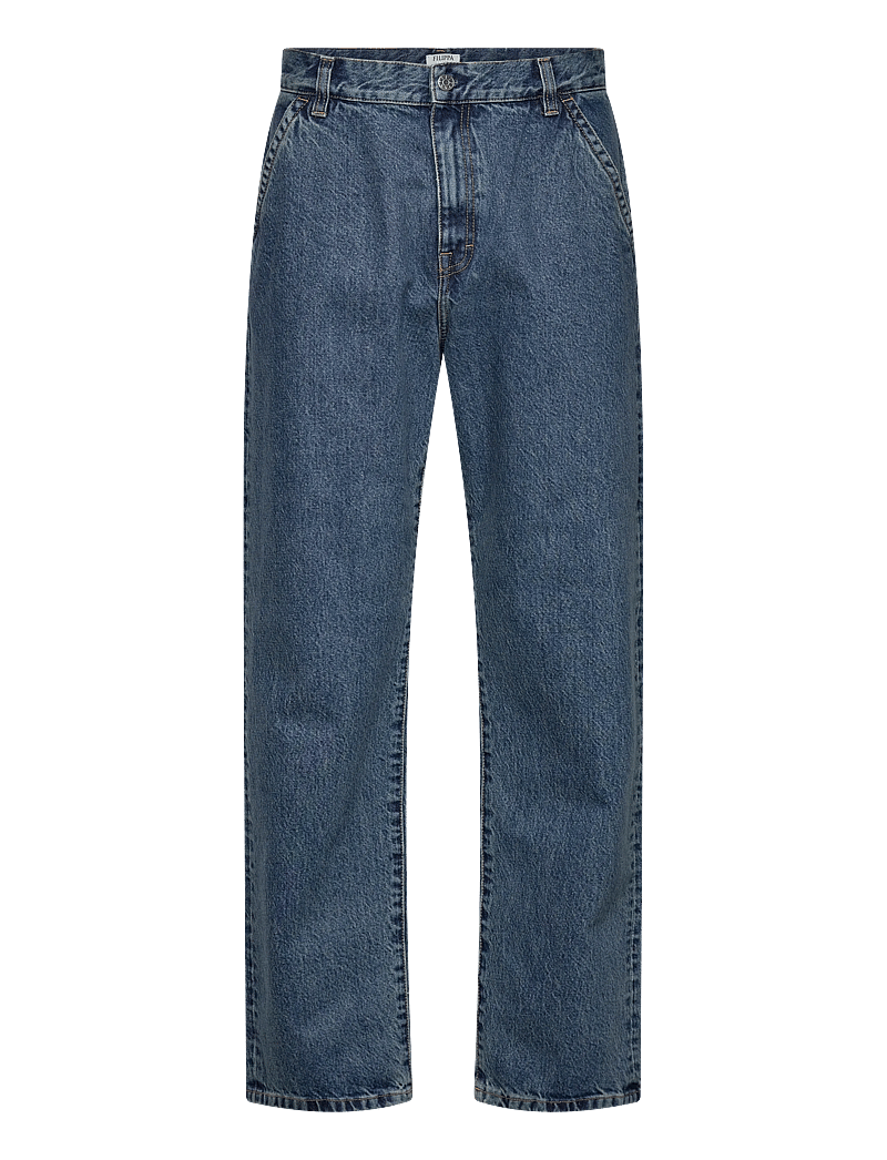 Filippa K - Denim Work Jeans - regular jeans - washed mid blue - 0