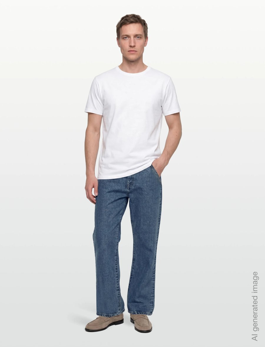 Filippa K - Denim Work Jeans - regular jeans - washed mid blue - 0