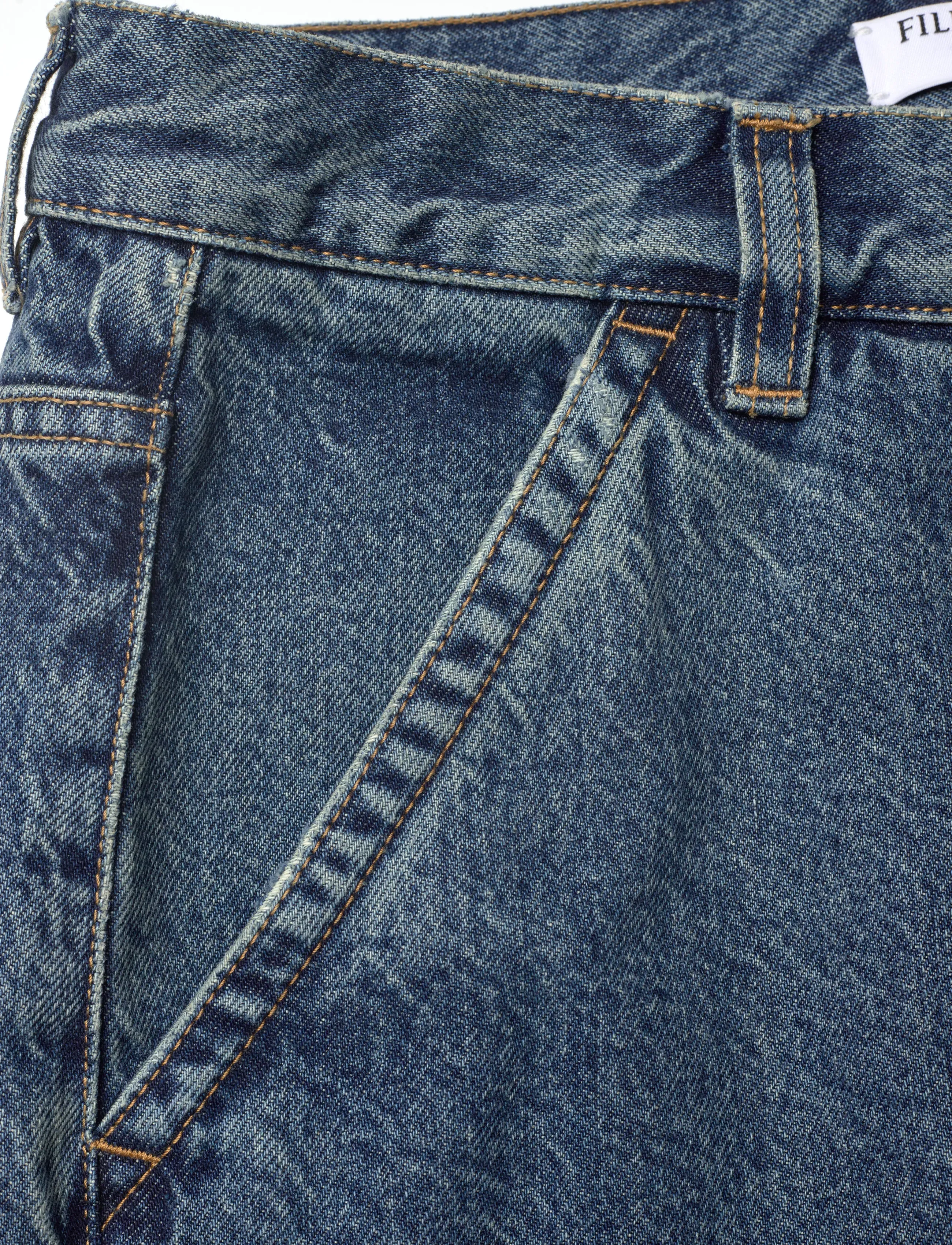 Filippa K - Denim Work Jeans - regular jeans - washed mid blue - 5