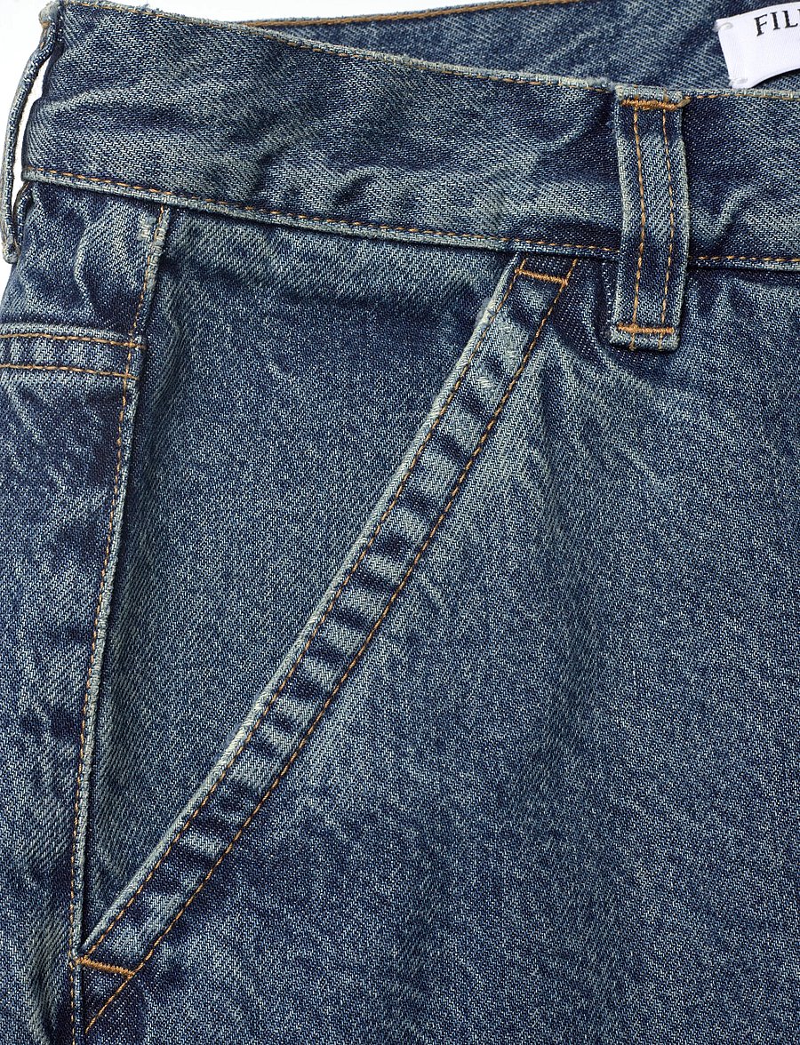 Filippa K - Denim Work Jeans - regular jeans - washed mid blue - 5
