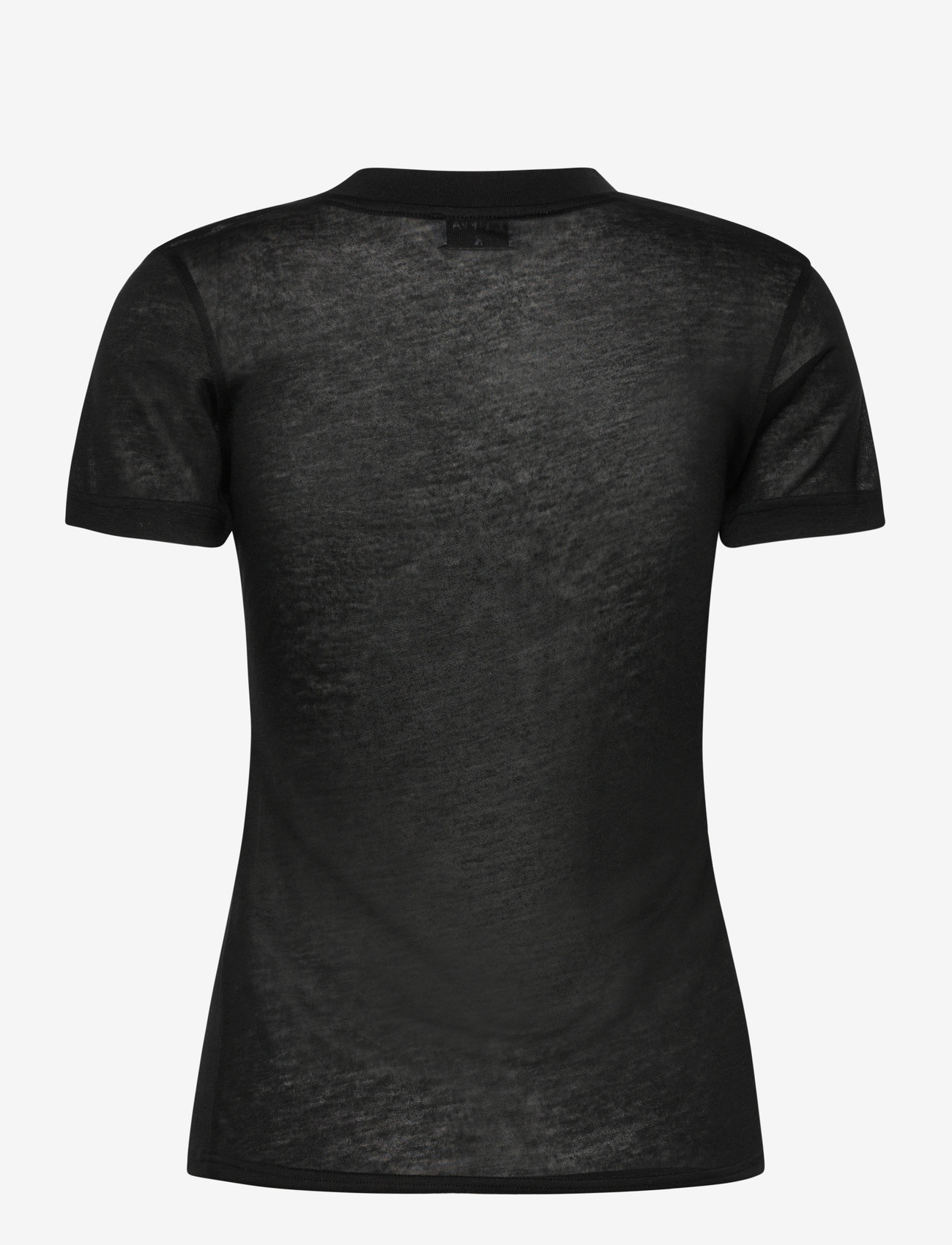 Filippa K - Lyocell Cashmere Tee - cachemire - black - 2