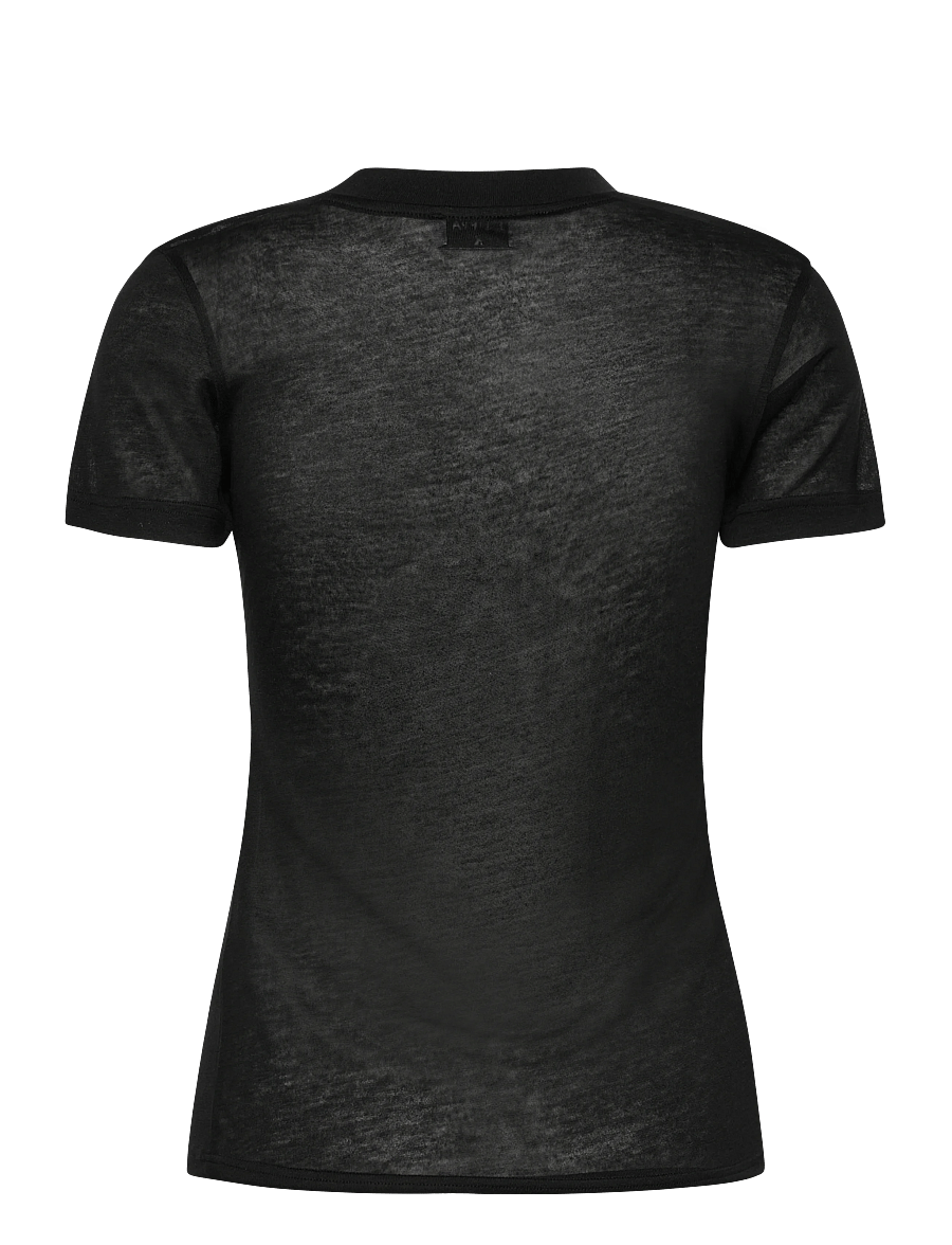 Filippa K - Lyocell Cashmere Tee - kaschmir - black - 2