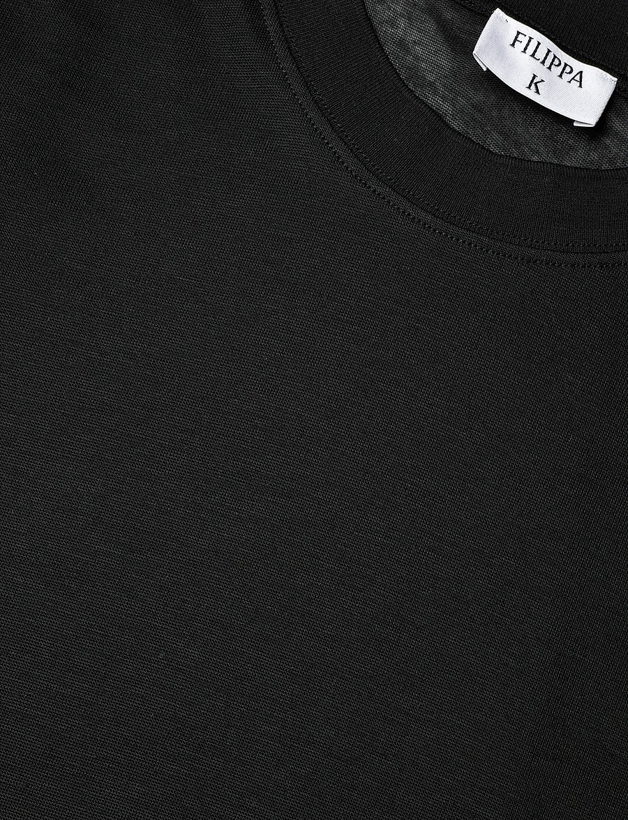 Filippa K - Lyocell Cashmere Tee - kaschmir - black - 5