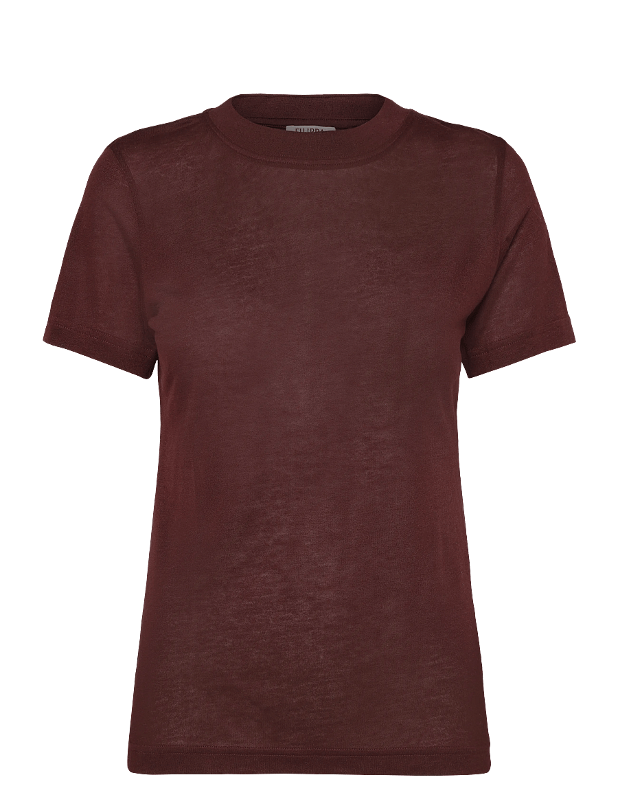 Filippa K - Lyocell Cashmere Tee - cashmere - dark khaki green - 0