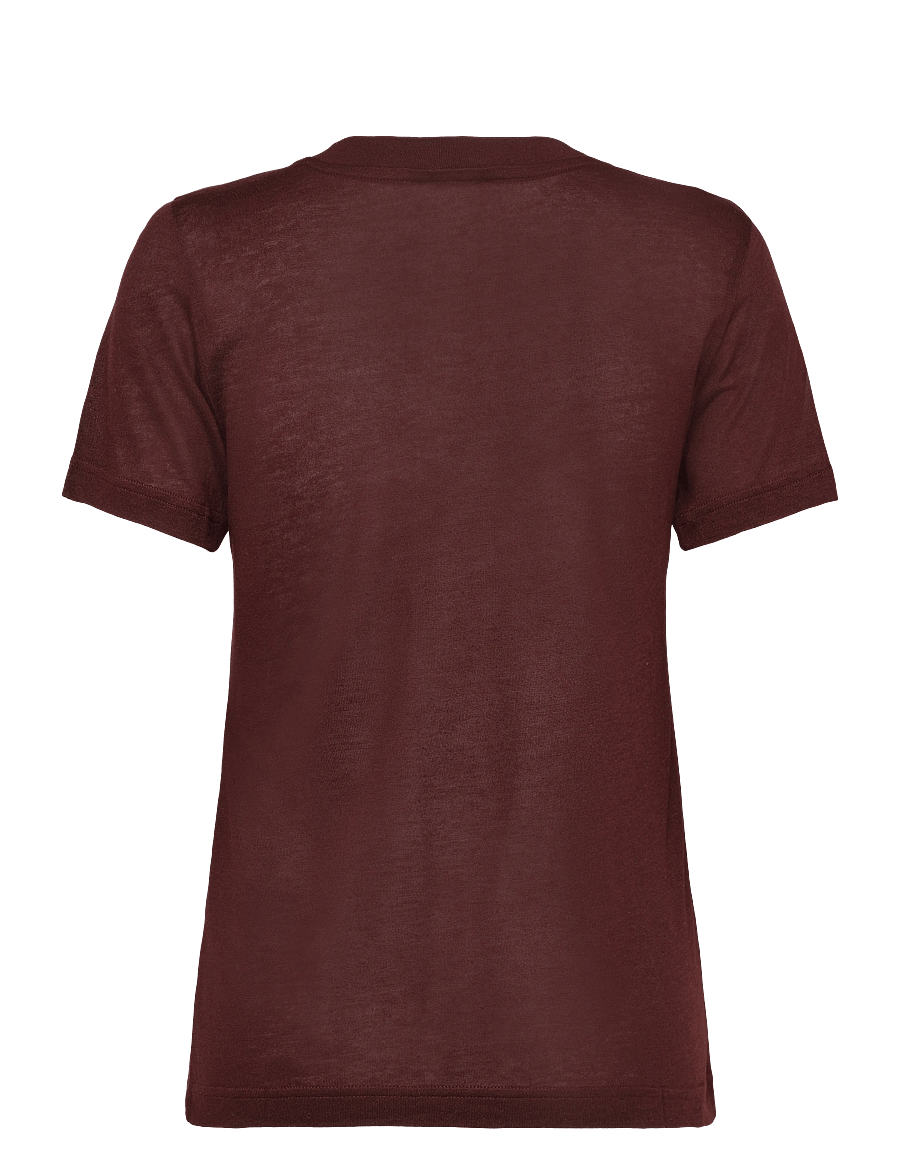 Filippa K - Lyocell Cashmere Tee - cashmere - dark khaki green - 1