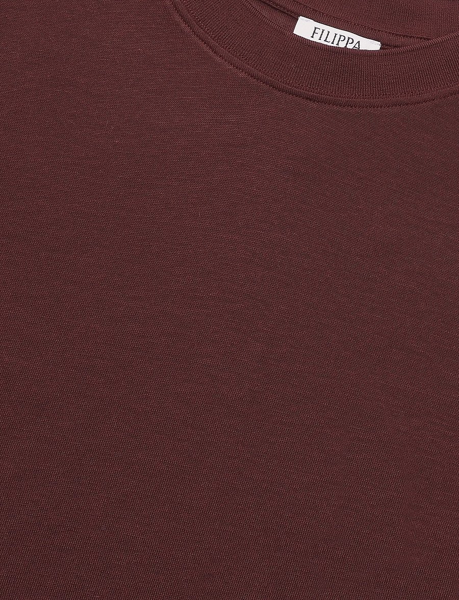 Filippa K - Lyocell Cashmere Tee - cashmere - dark khaki green - 2