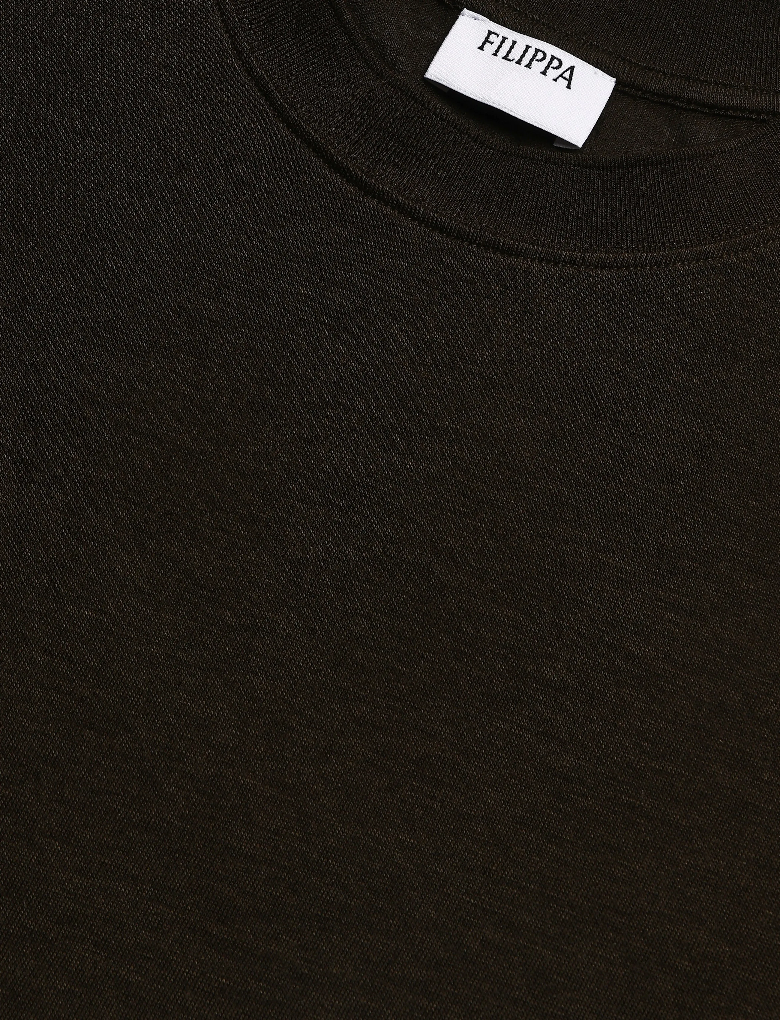 Filippa K - Lyocell Cashmere Tee - kaschmir - dark moss green - 2