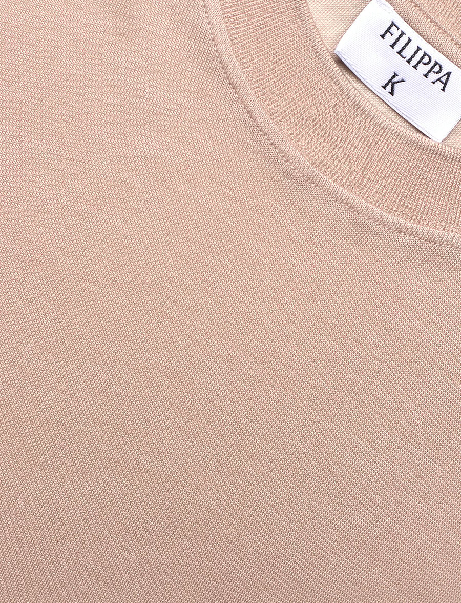 Filippa K - Lyocell Cashmere Tee - kašmiir - dusty pink - 5