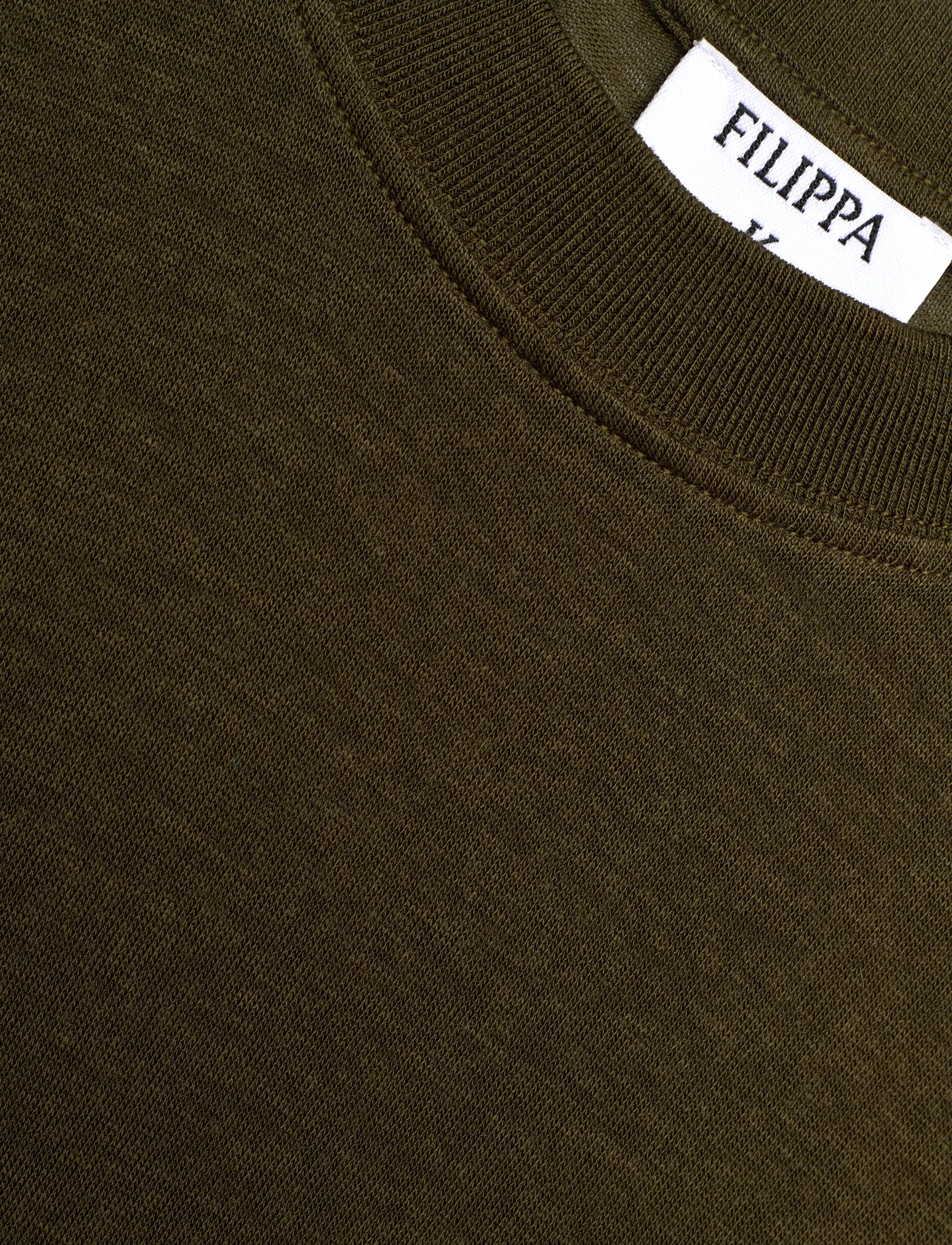 Filippa K - Lyocell Cashmere Tee - kaschmir - midnight green - 5