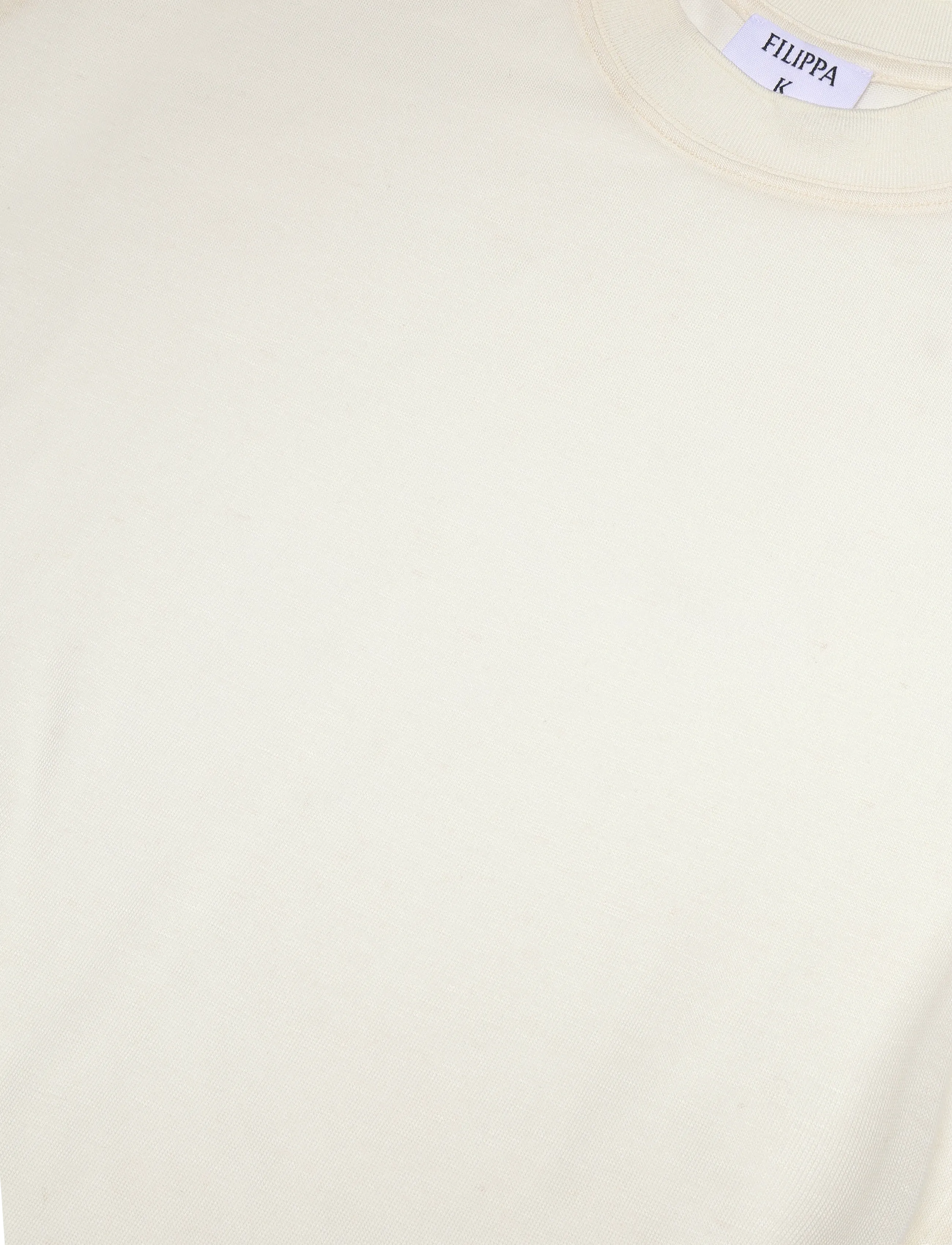 Filippa K - Lyocell Cashmere Tee - kaschmir - winter white - 5
