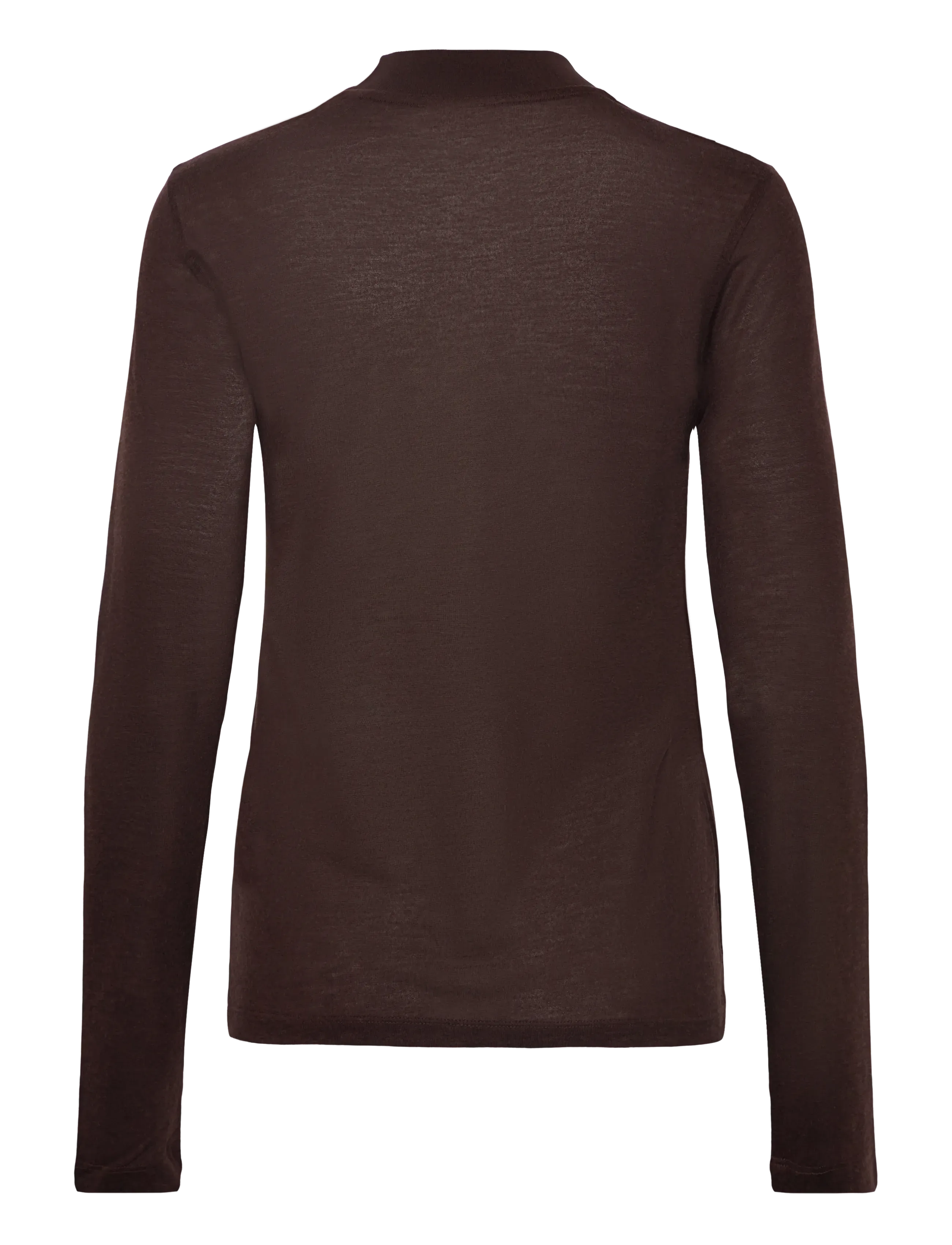 Filippa K - Lyocell Cashmere Mock Neck Top - brown - 1