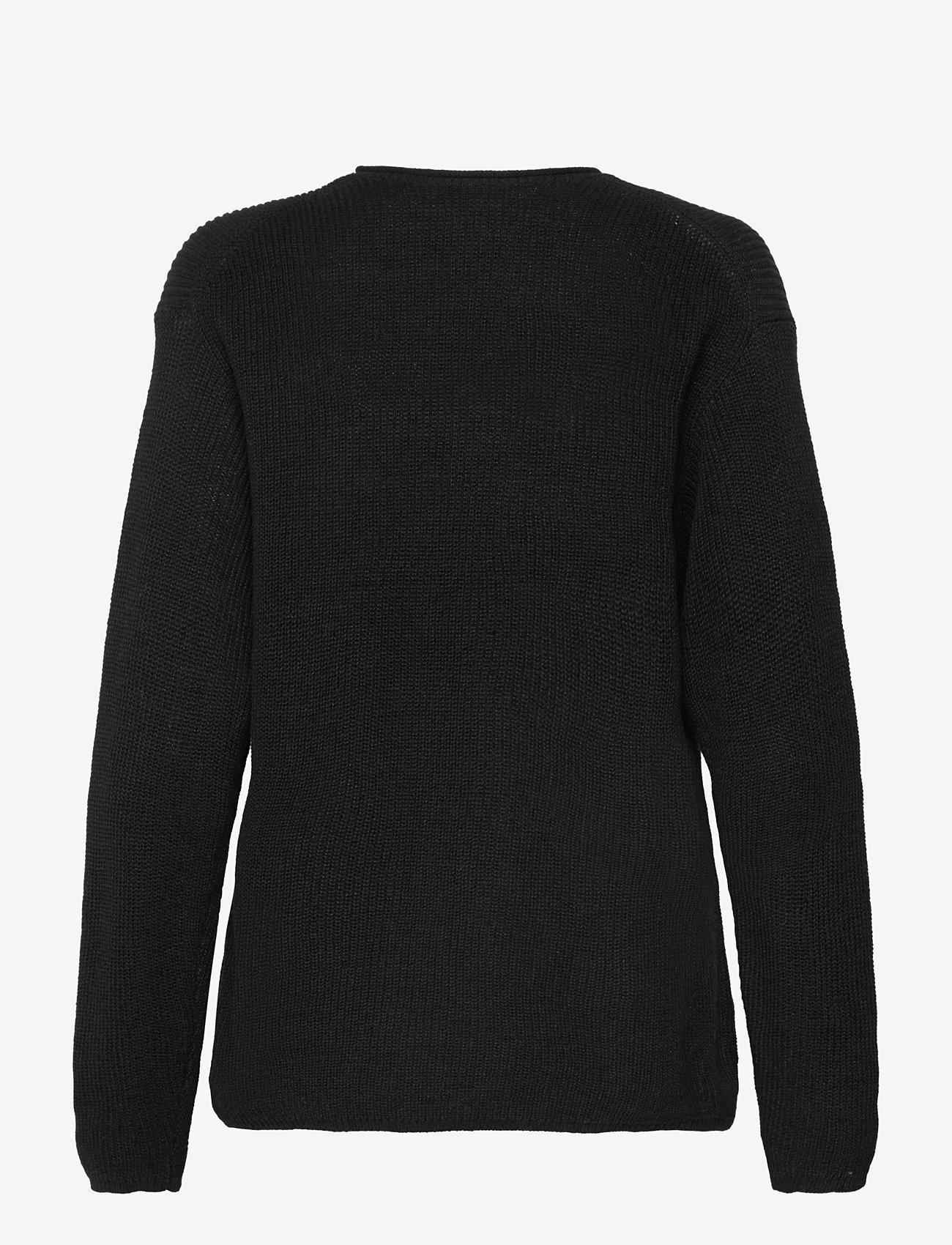 Filippa K - Relaxed Linen Sweater - black - 1