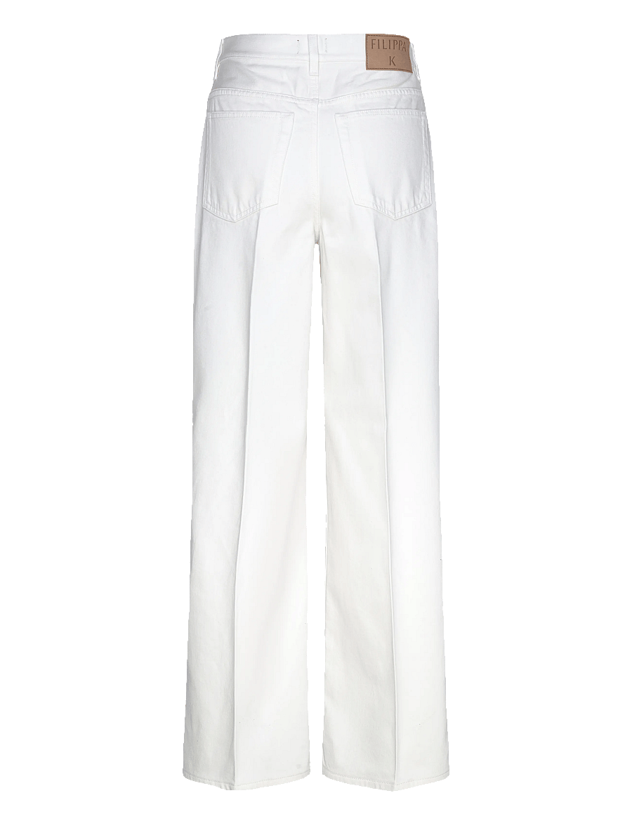 Filippa K - Wide Leg Jean - sirge säärega teksad - ecru wash - 1