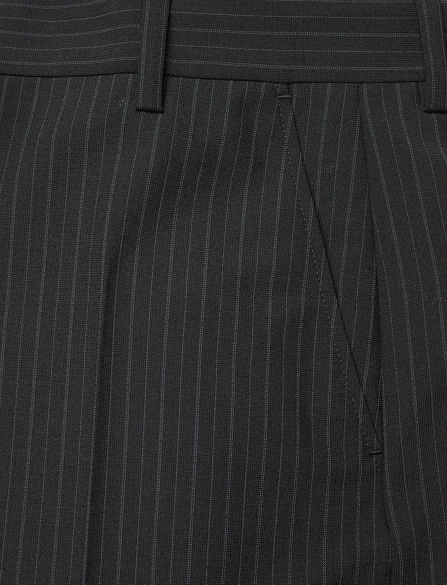 Filippa K - Harlow Pinstripe Trousers - habitbukser - black pinstripe - 5