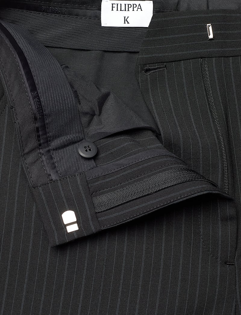 Filippa K - Harlow Pinstripe Trousers - formell - black pinstripe - 3