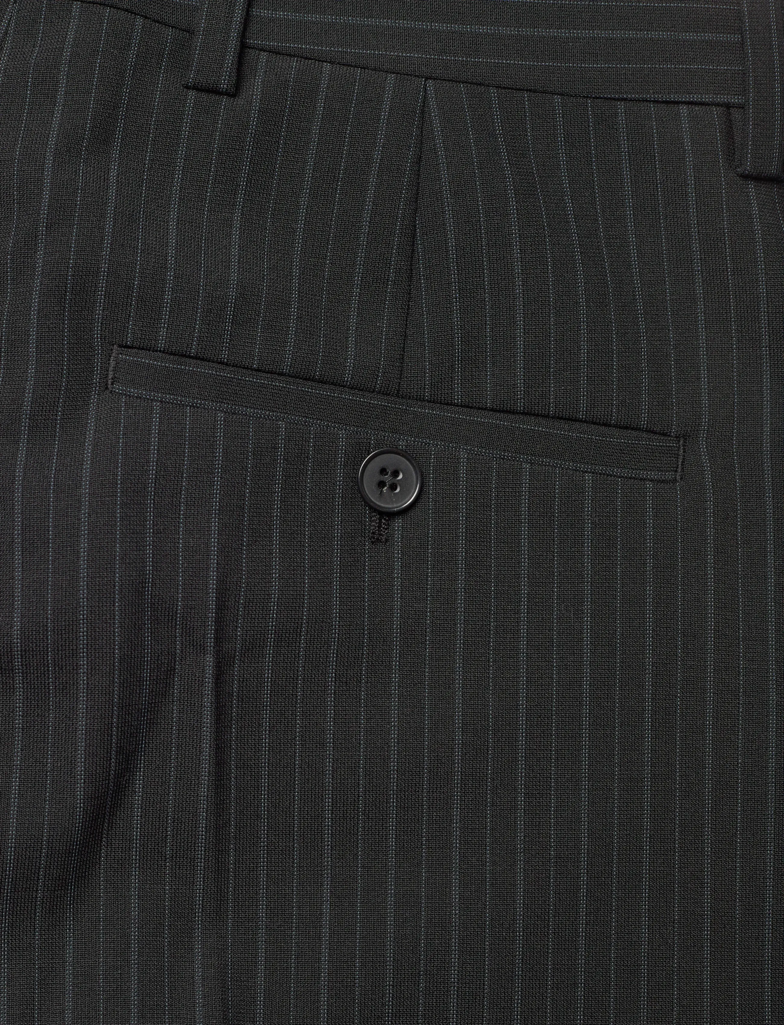 Filippa K - Harlow Pinstripe Trousers - pantalons habillés - black pinstripe - 4
