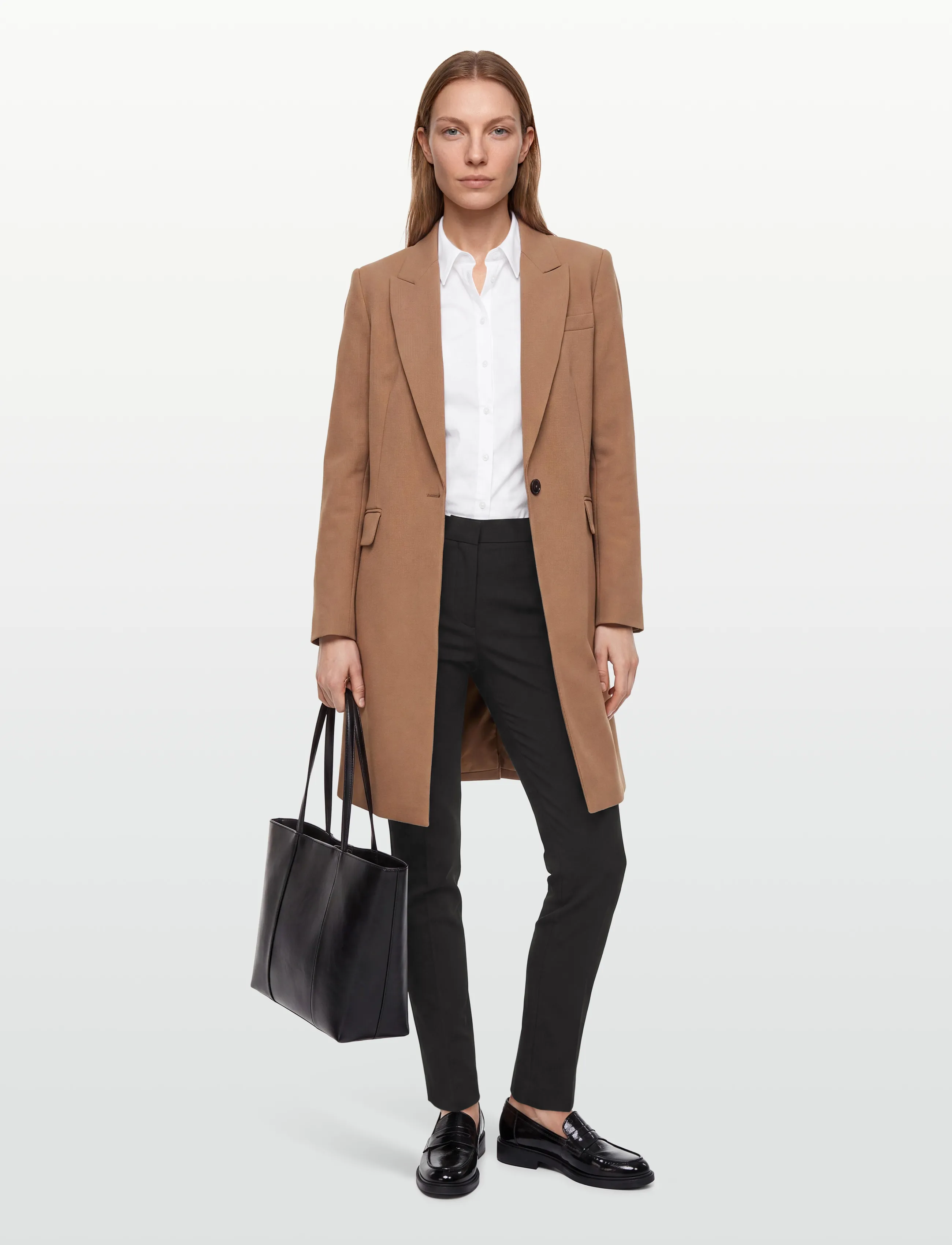 Filippa K Emma Slim Trousers - Kleidung - BLACK / black