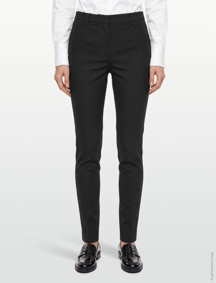 Filippa K - Emma Slim Trousers - kitsad püksid - black - 3