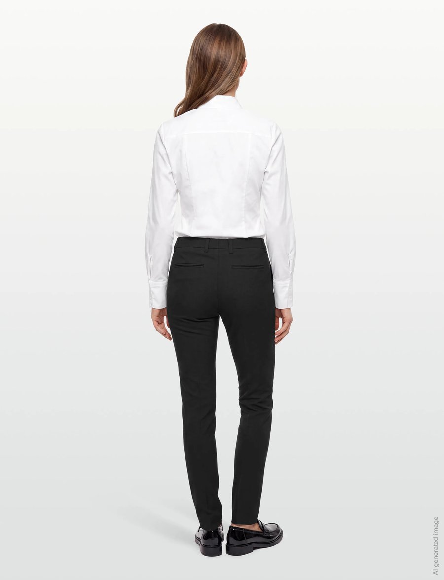 Filippa K - Emma Slim Trousers - kitsad püksid - black - 4
