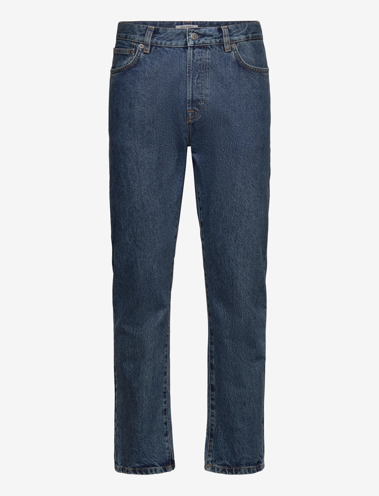 Filippa K - Tapered Cropped Jeans - regular jeans - washed mid blue - 0