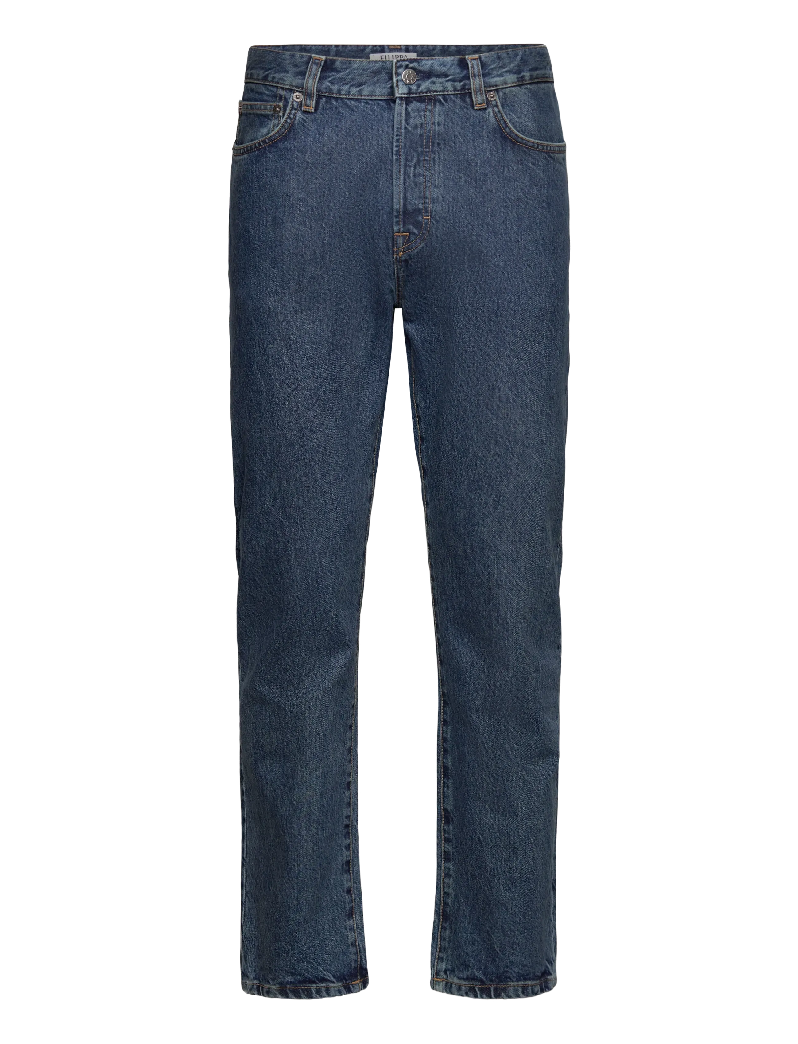 Filippa K Tapered Cropped Jeans - Jeans - WASHED MID BLUE / blue