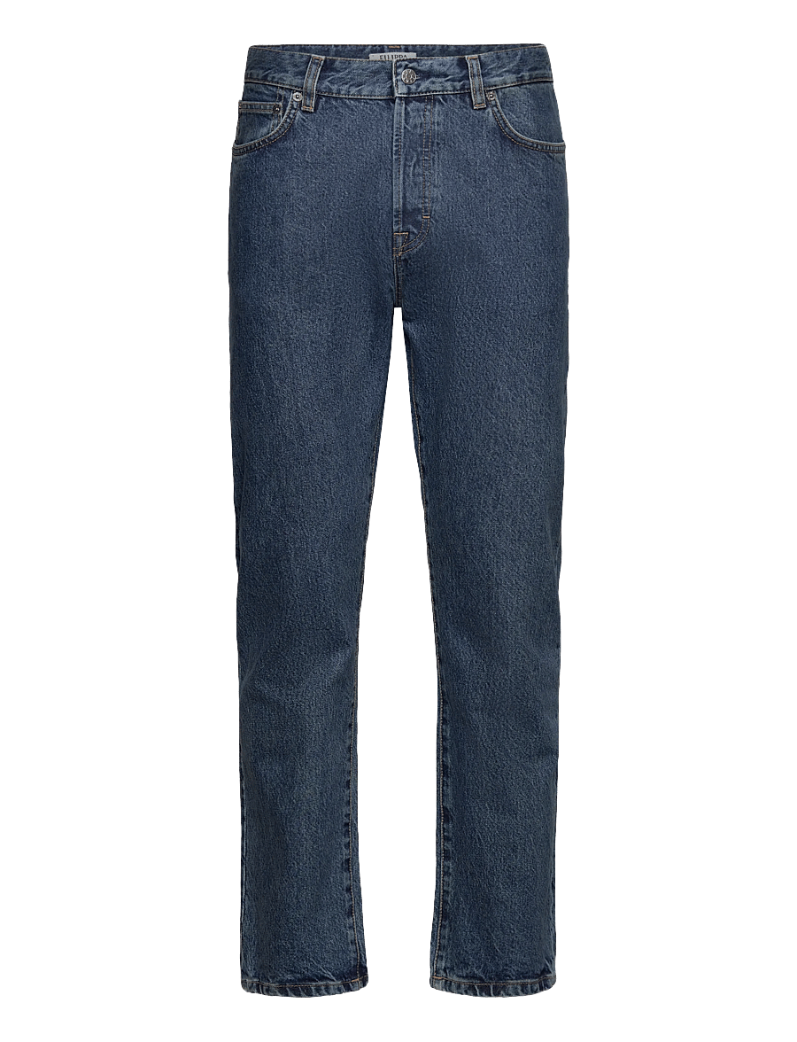 Filippa K - Tapered Cropped Jeans - regular jeans - washed mid blue - 0