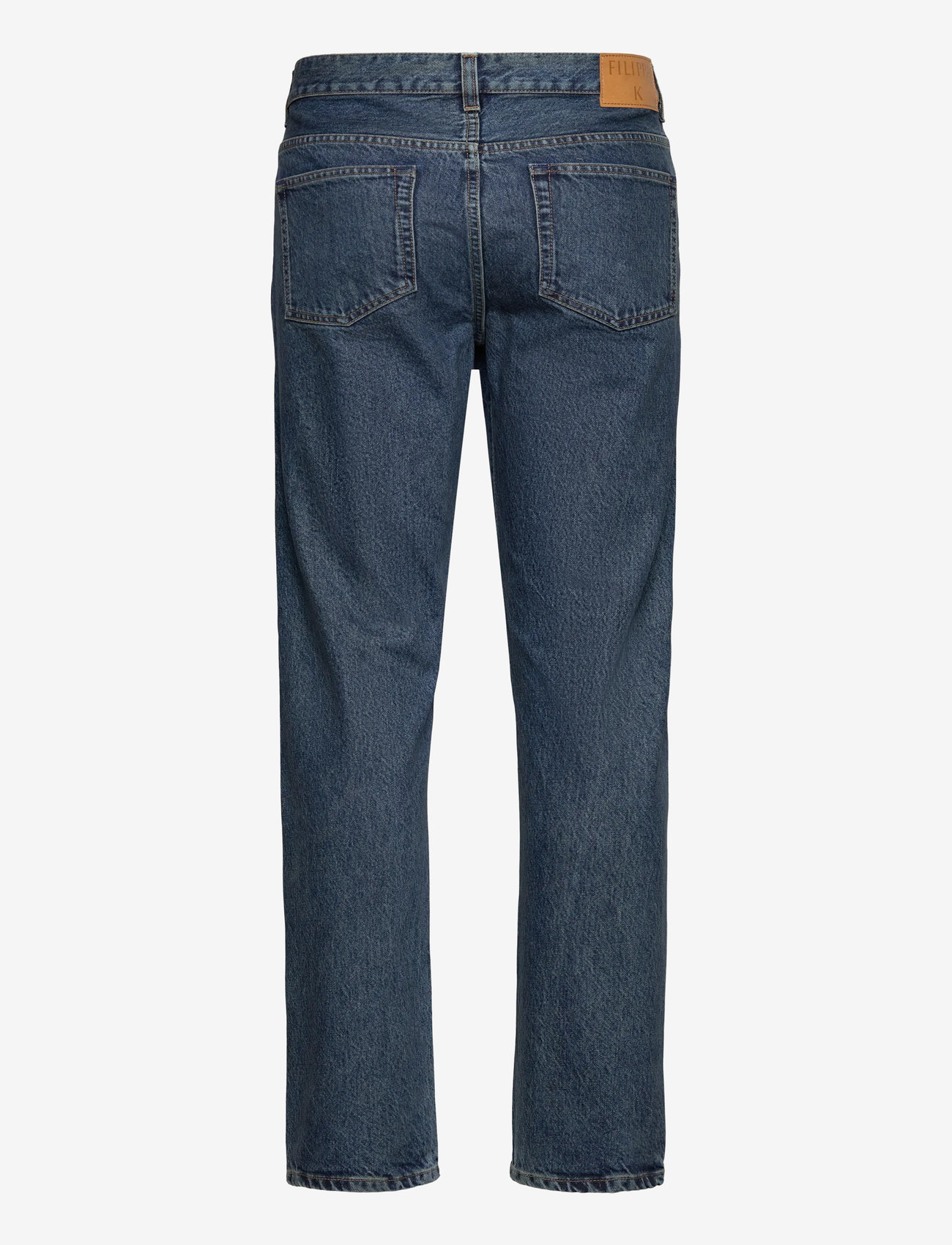 Filippa K - Tapered Cropped Jeans - regular jeans - washed mid blue - 1