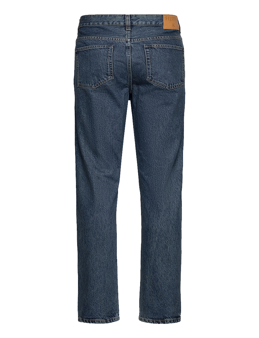 Filippa K - Tapered Cropped Jeans - regular jeans - washed mid blue - 1