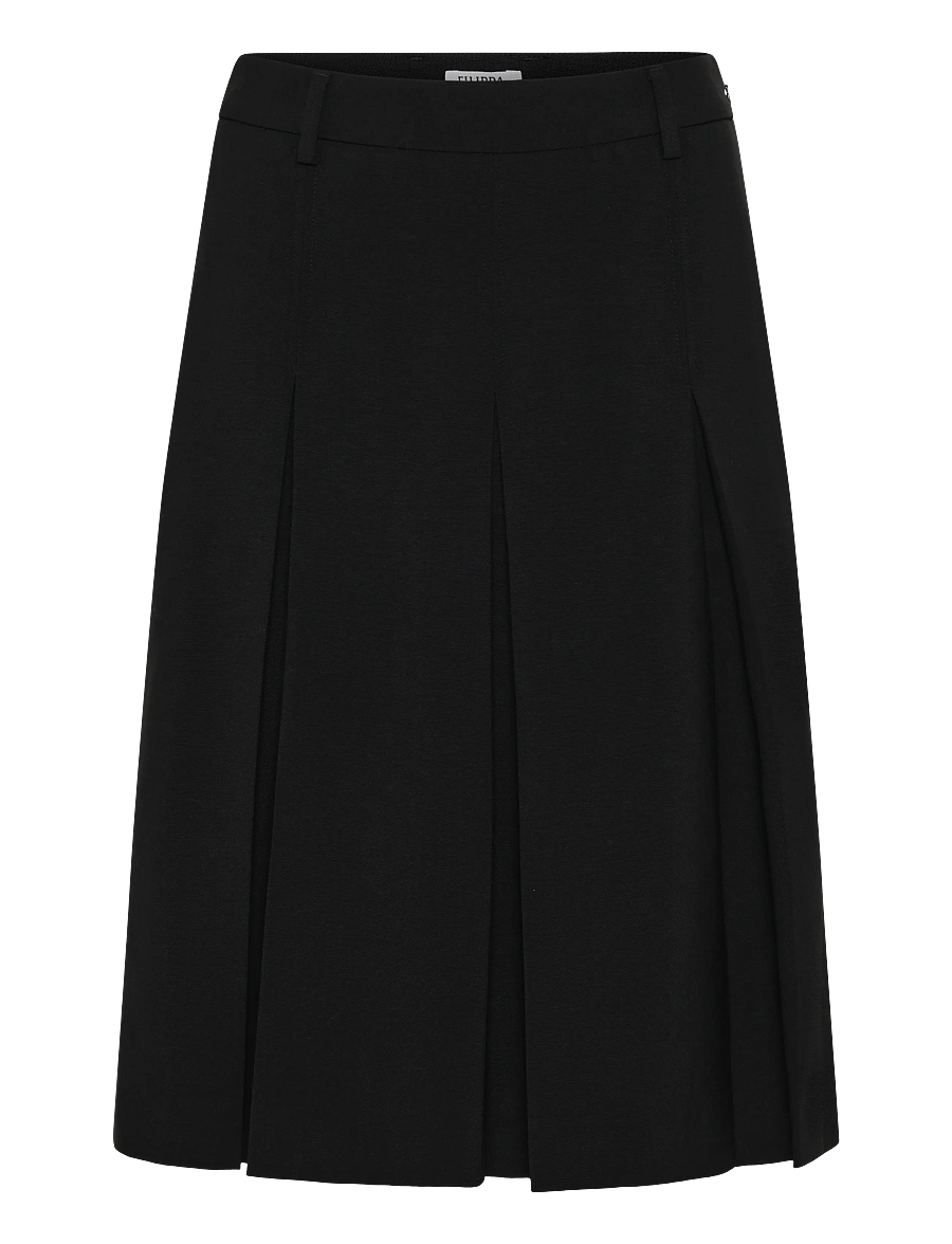 Filippa K - Pleated Wool Skirt - faltenröcke - black - 0