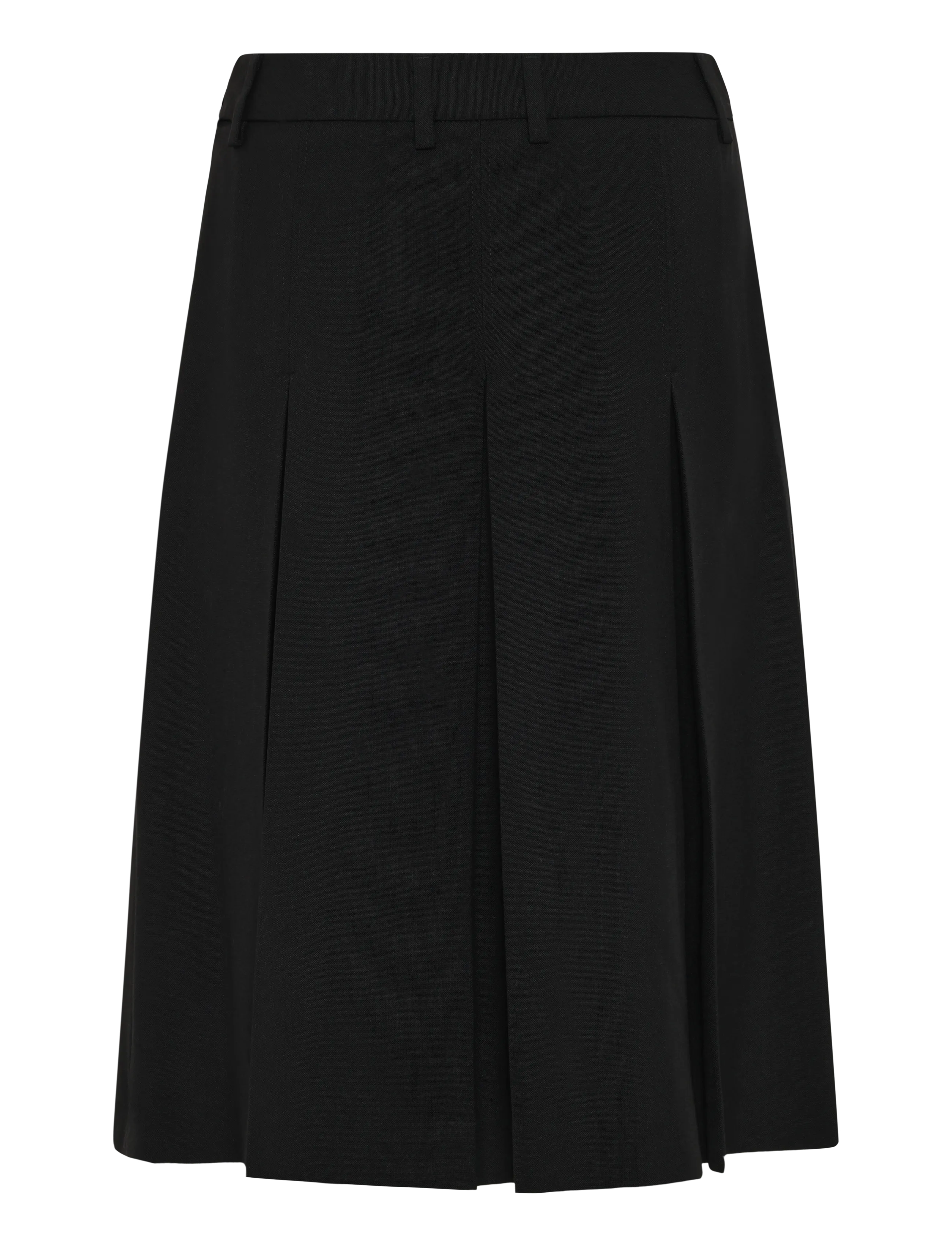 Filippa K - Pleated Wool Skirt - pleated skirts - black - 1