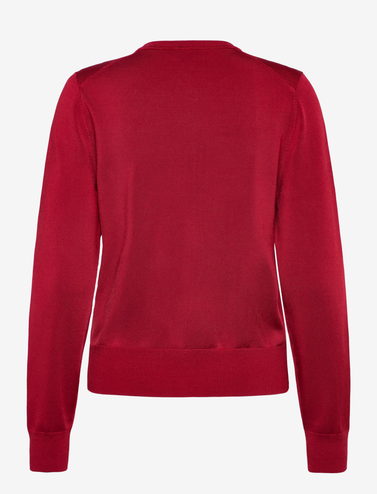 Filippa K - Glossy Knit Cardigan - cardigans - dark red - 1