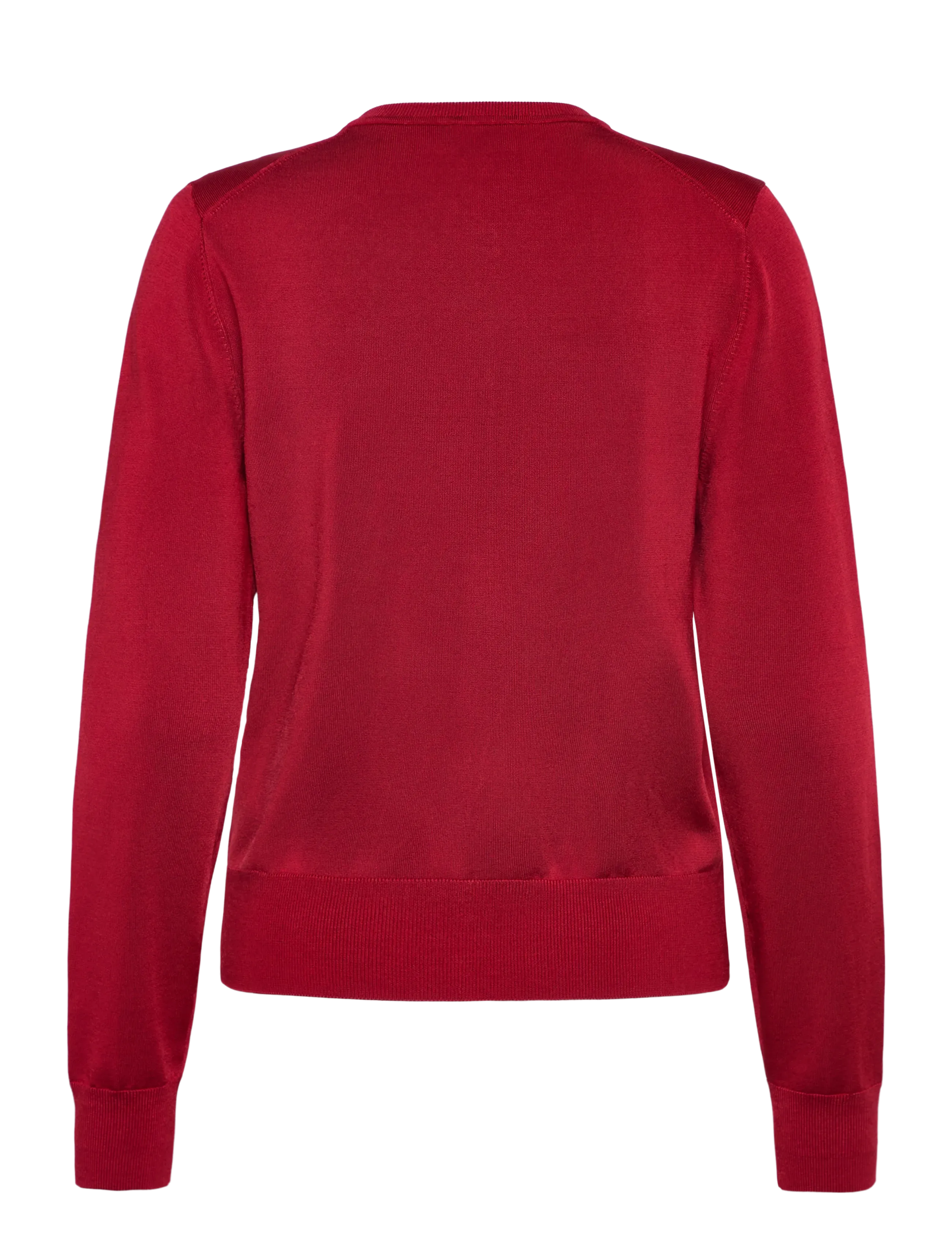 Filippa K - Glossy Knit Cardigan - cardigans - dark red - 1