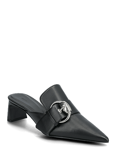Filippa K Buckle Kitten Mule - Filippa K - BLACK / black