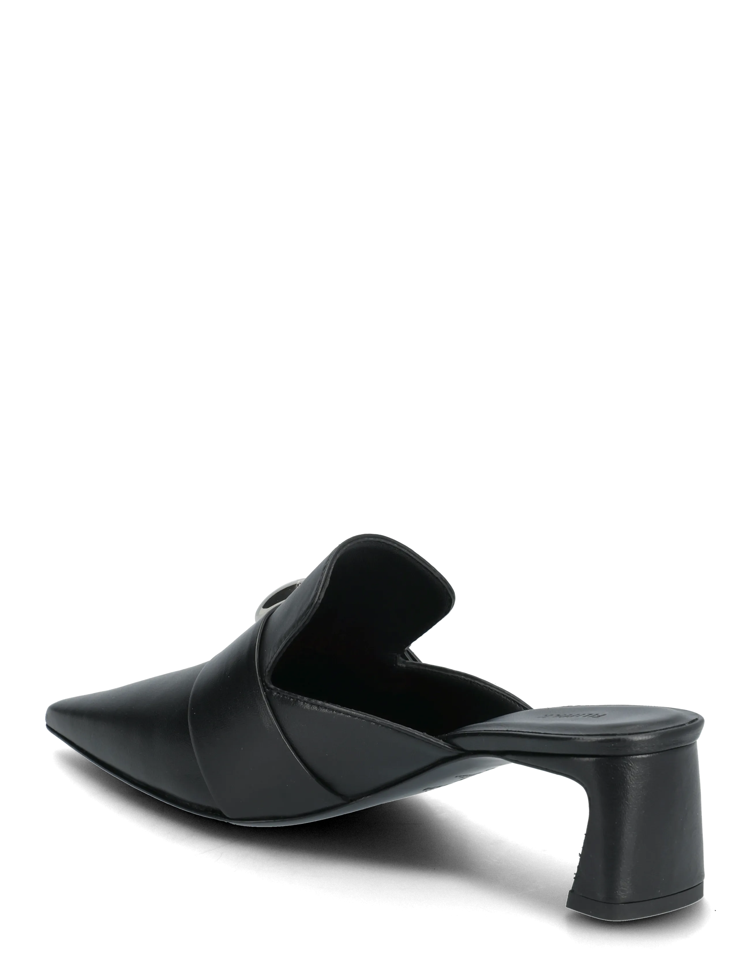 Buckle Kitten Mule 3