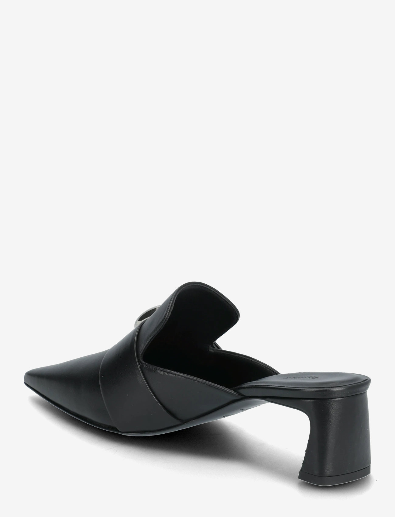Filippa K - Buckle Kitten Mule - pantoletten mit absätzen - black - 2